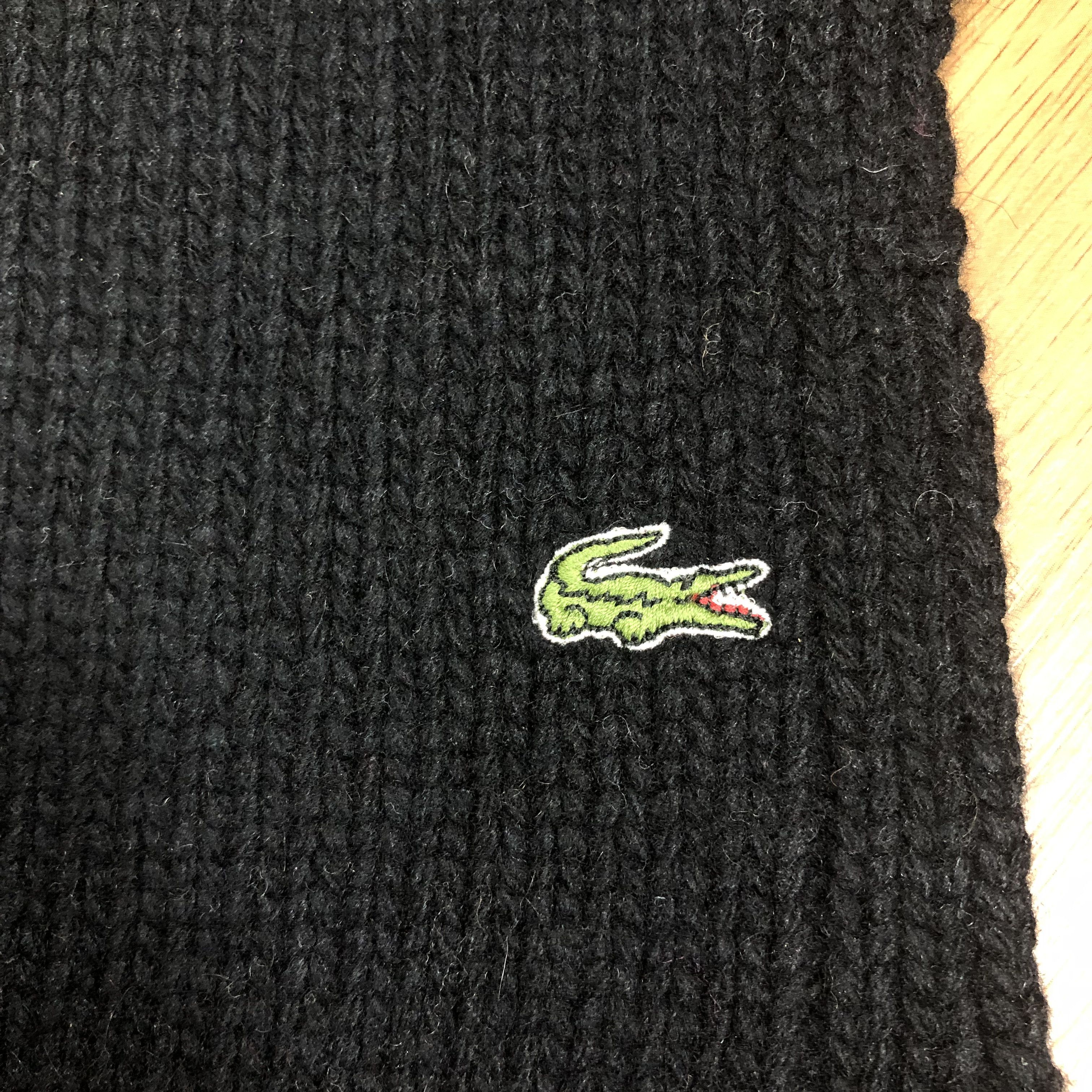 Lacoste × Vintage Vintage Lacoste Scarf Muffler MF266 Size ONE SIZE - 3 Thumbnail