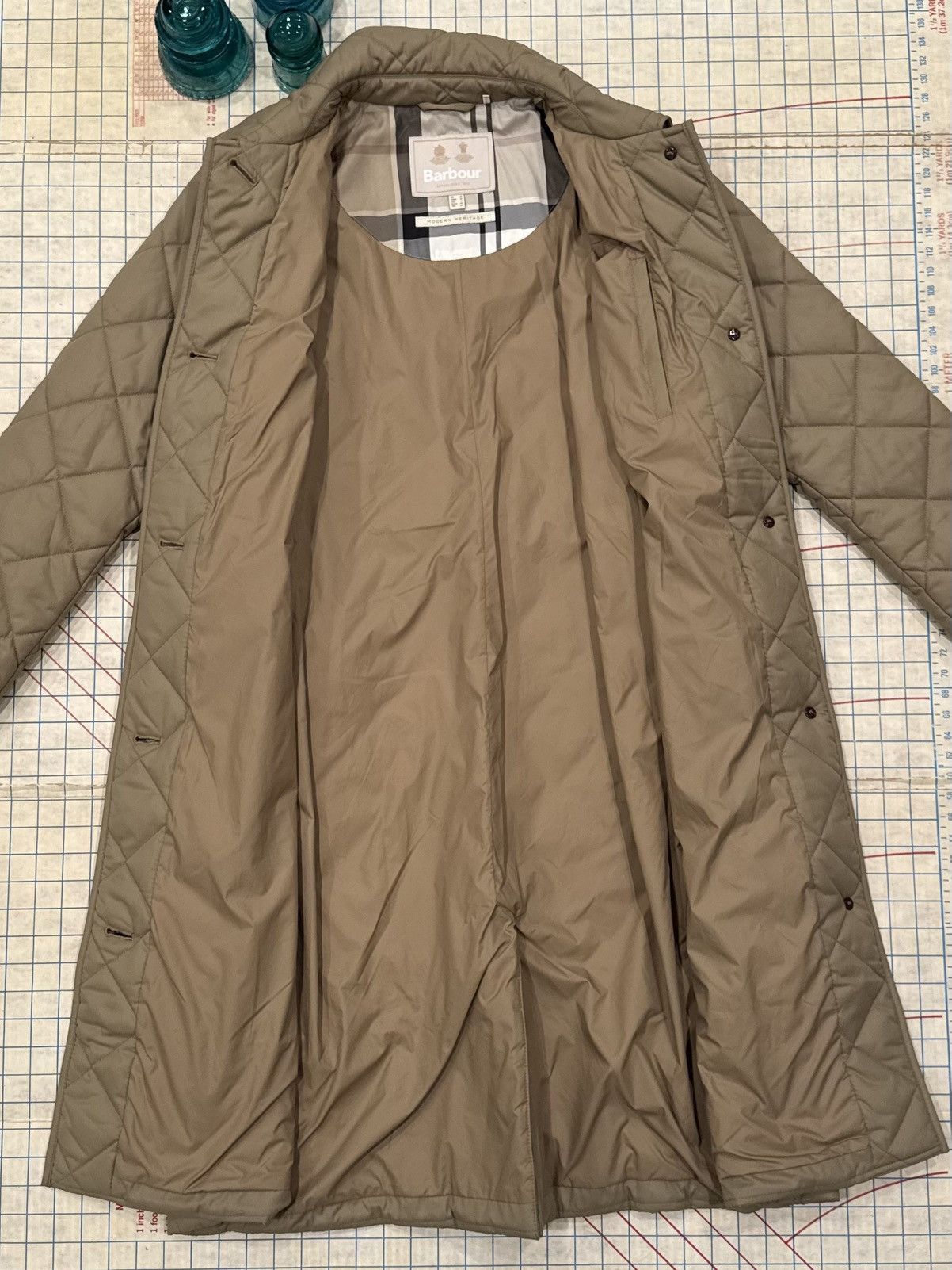 Barbour Barbour Cordelia Quilted Long Coat Women’s US Size 8 Beige Size M / US 6-8 / IT 42-44 - 7 Thumbnail