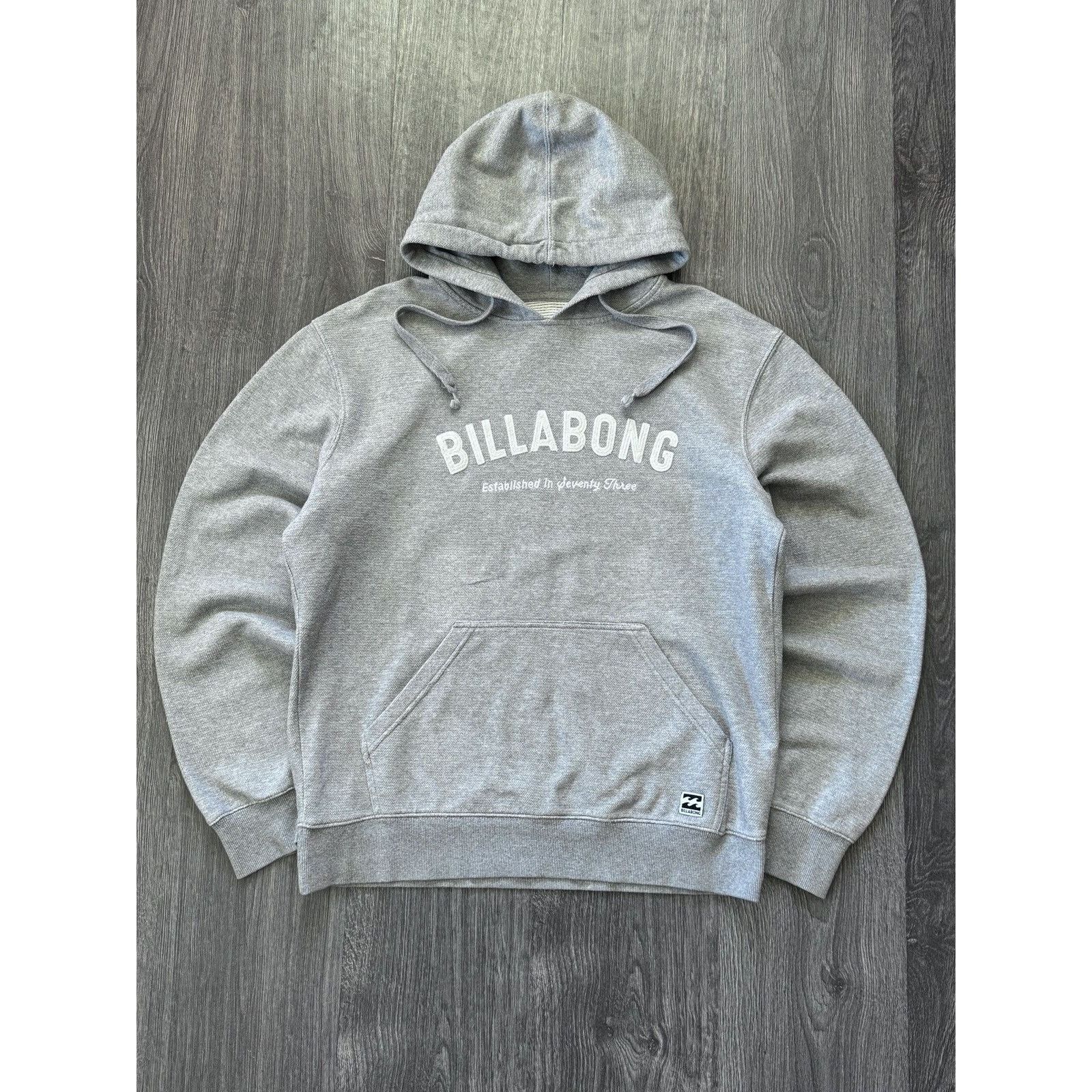 Billabong Vintage Billabong Gray Logo Hoodie Size US M / EU 48-50 / 2 - 1 Thumbnail
