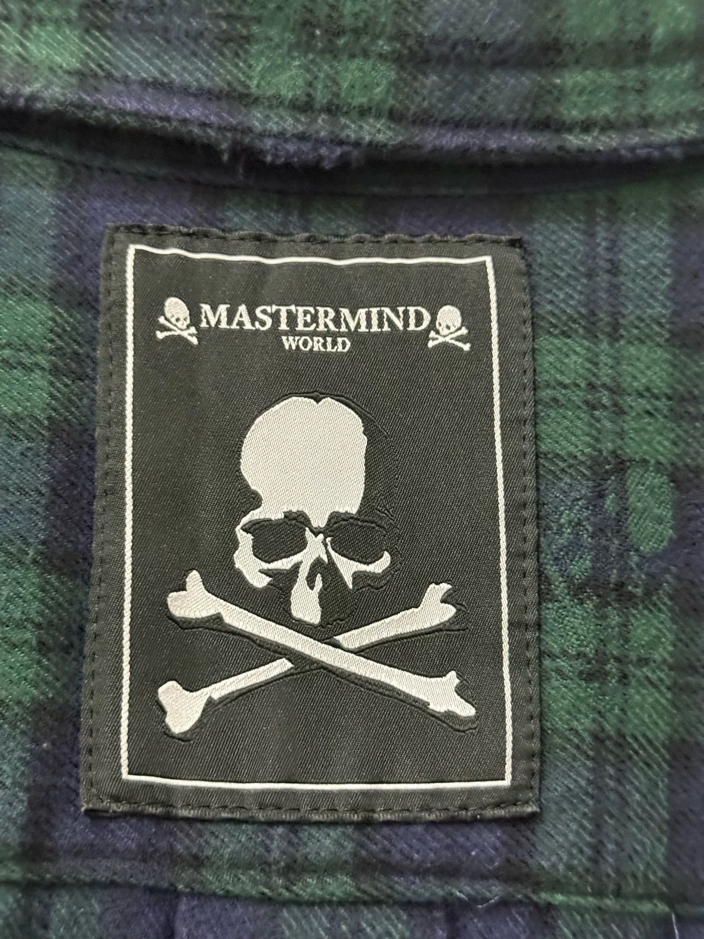 Mastermind Japan MasterMind Japan Distressed Double-Sided Shirt Size US L / EU 52-54 / 3 - 4 Thumbnail