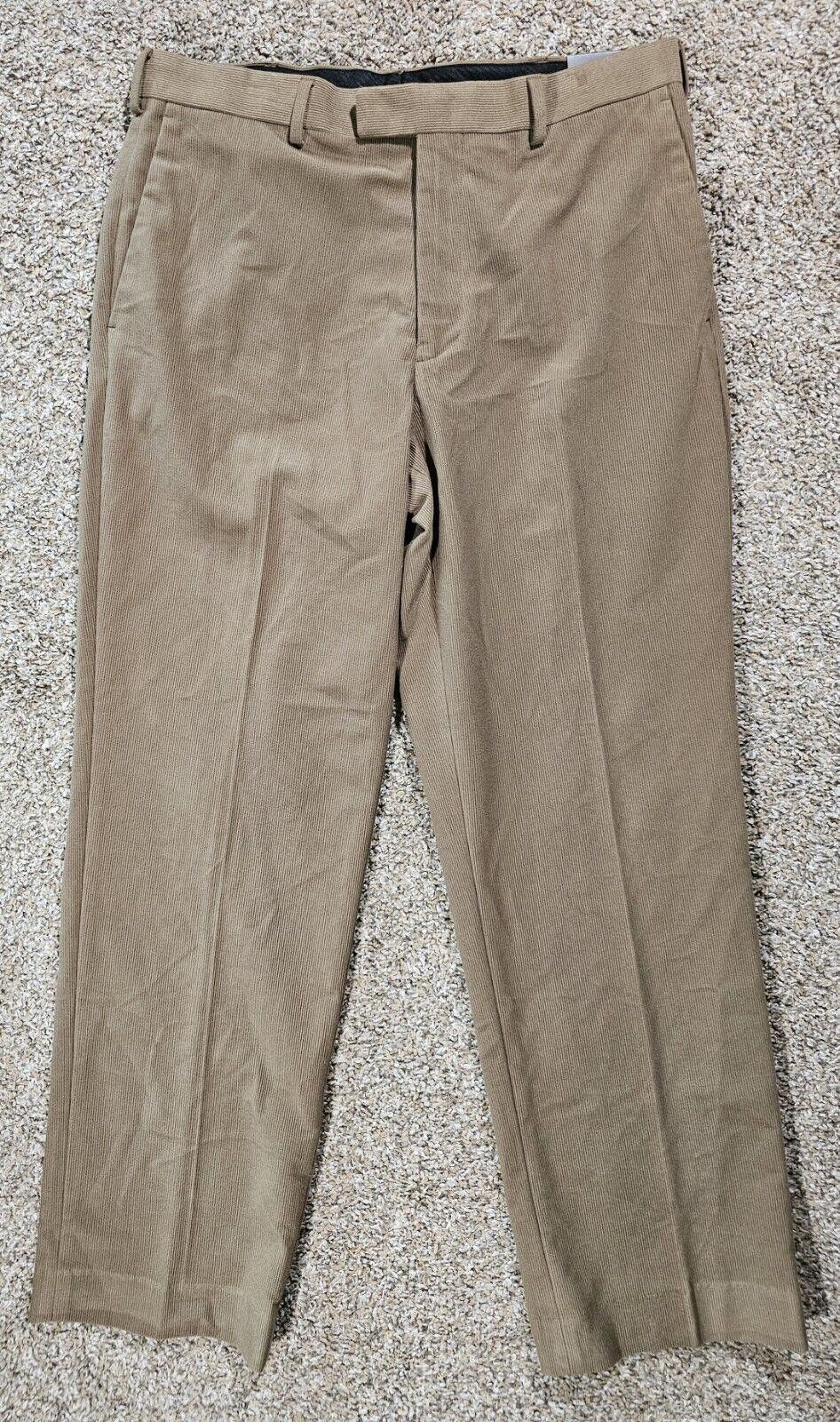 Axist Axist 34x30 flat Brown courduroy pants NWT NEW Size US 34 / EU 50 - 1 Thumbnail