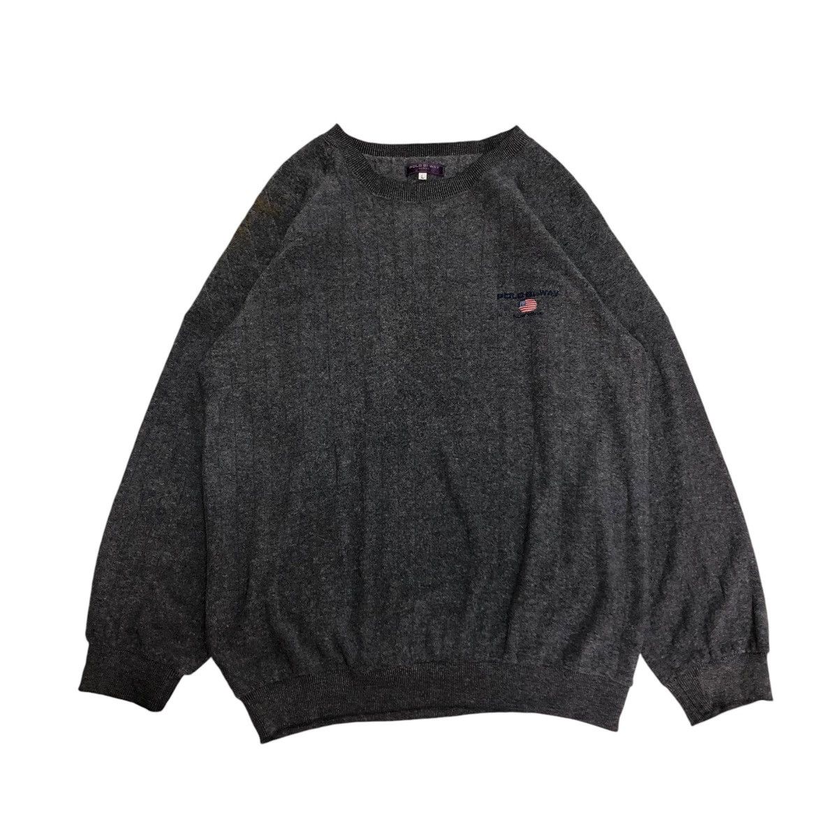 Japanese Brand 🔥VINTAGE SWEATSHIRT POLO BI-WAY SPORT BIG LOGO Size US L / EU 52-54 / 3 - 1 Thumbnail