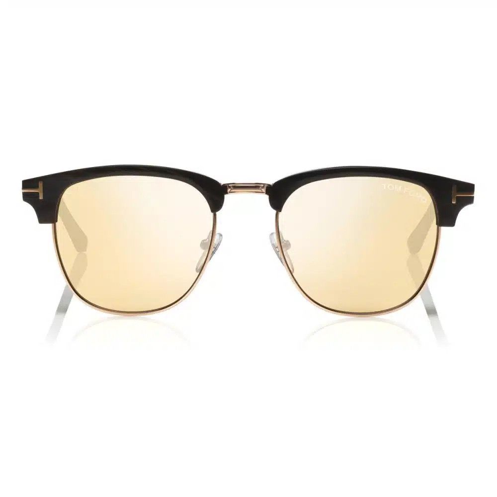 Tom Ford Black / Smoke Ft0733 01a Tf 733 Gino Square Sunglasses