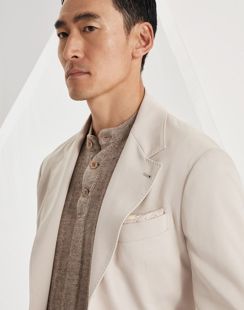 Brunello Cucinelli o1la1rc1a0326 Size:OS / Double Face Pocket Square Multicolor Size ONE SIZE - 3 Thumbnail