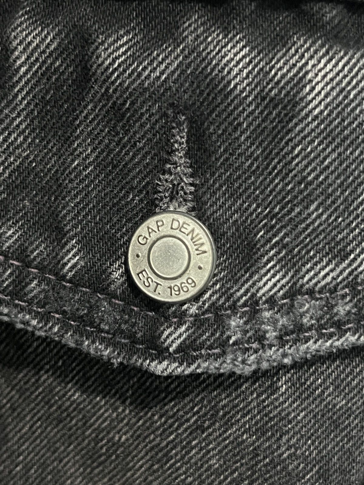 Balenciaga × Gap × Yeezy Yeezy Gap Balenciaga Denim Jacket Dark Grey Size US M / EU 48-50 / 2 - 6 Thumbnail