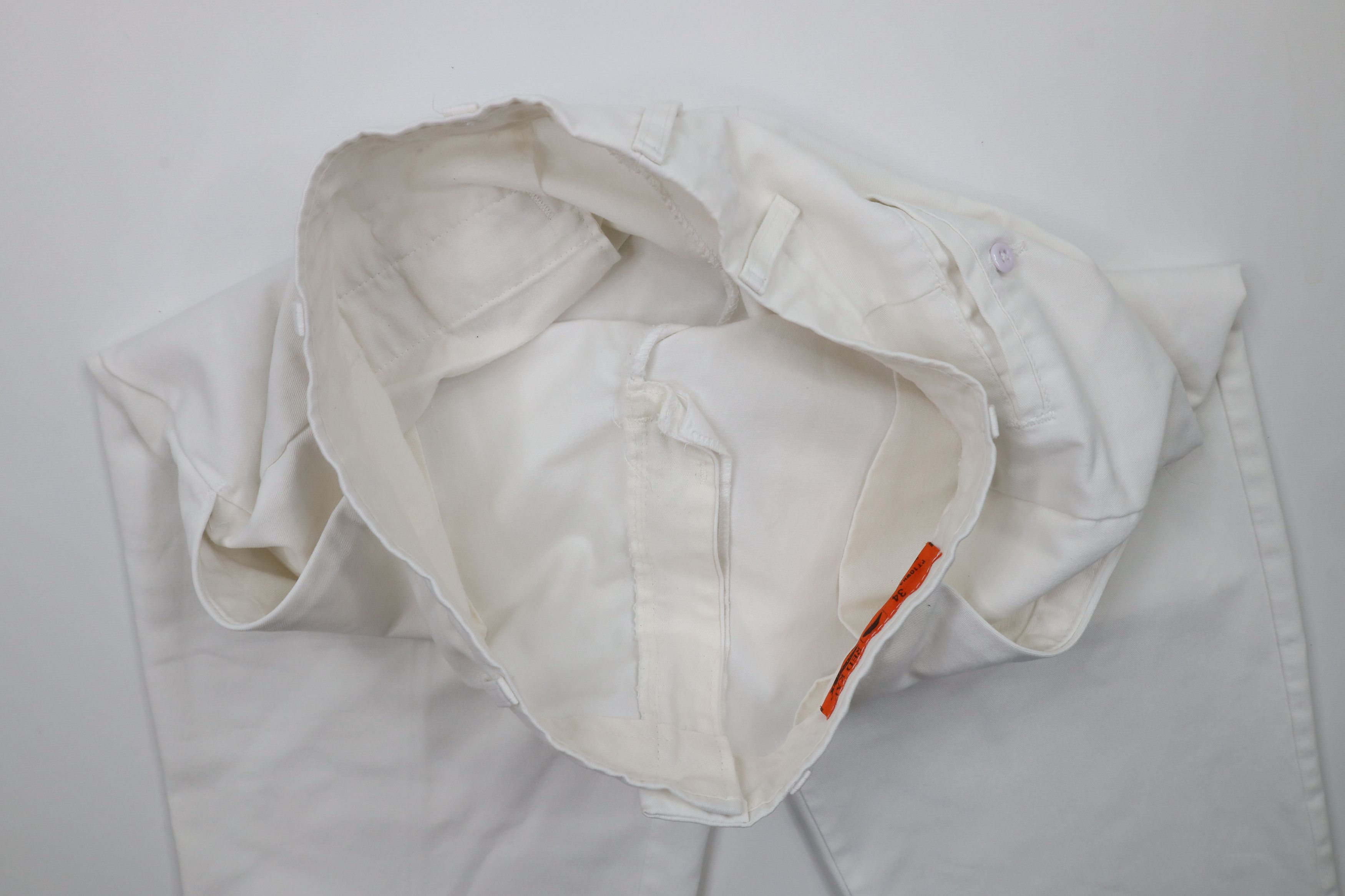 Vintage Vintage 90s Streetwear Mechanic Work Painter Pants White Size US 34 / EU 50 - 7 Thumbnail