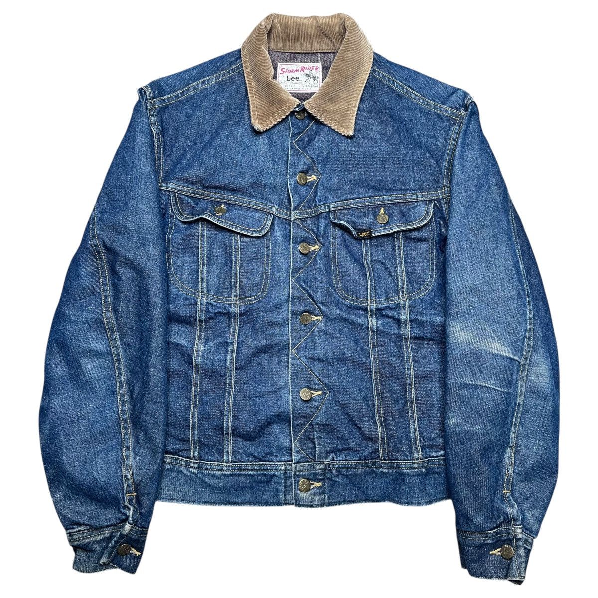 Vintage 60s Lee Storm Rider 101LJ Blanket Lined Denim Jacket