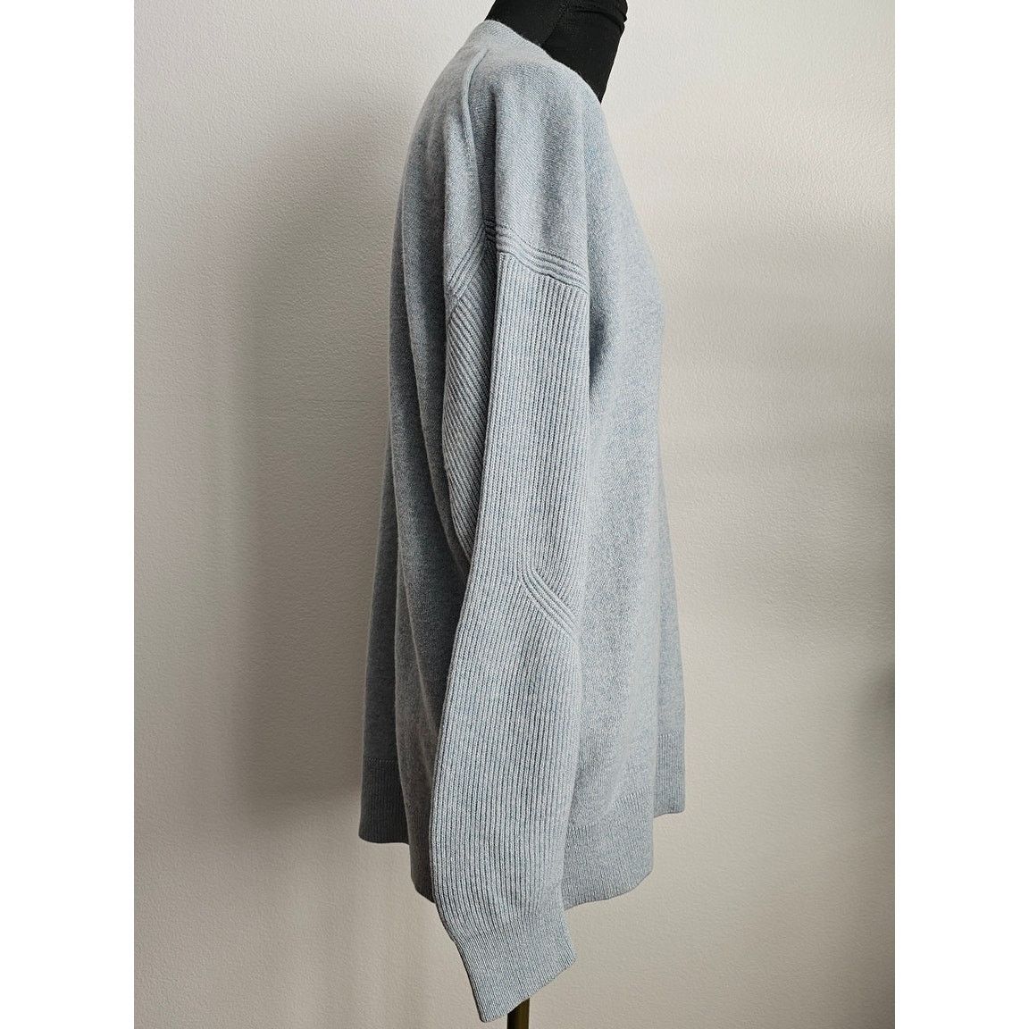 Rag & Bone Rag & Bone Cashmere Sea Foam Blue Oversized Logan Sweater M Size M / US 6-8 / IT 42-44 - 5 Thumbnail