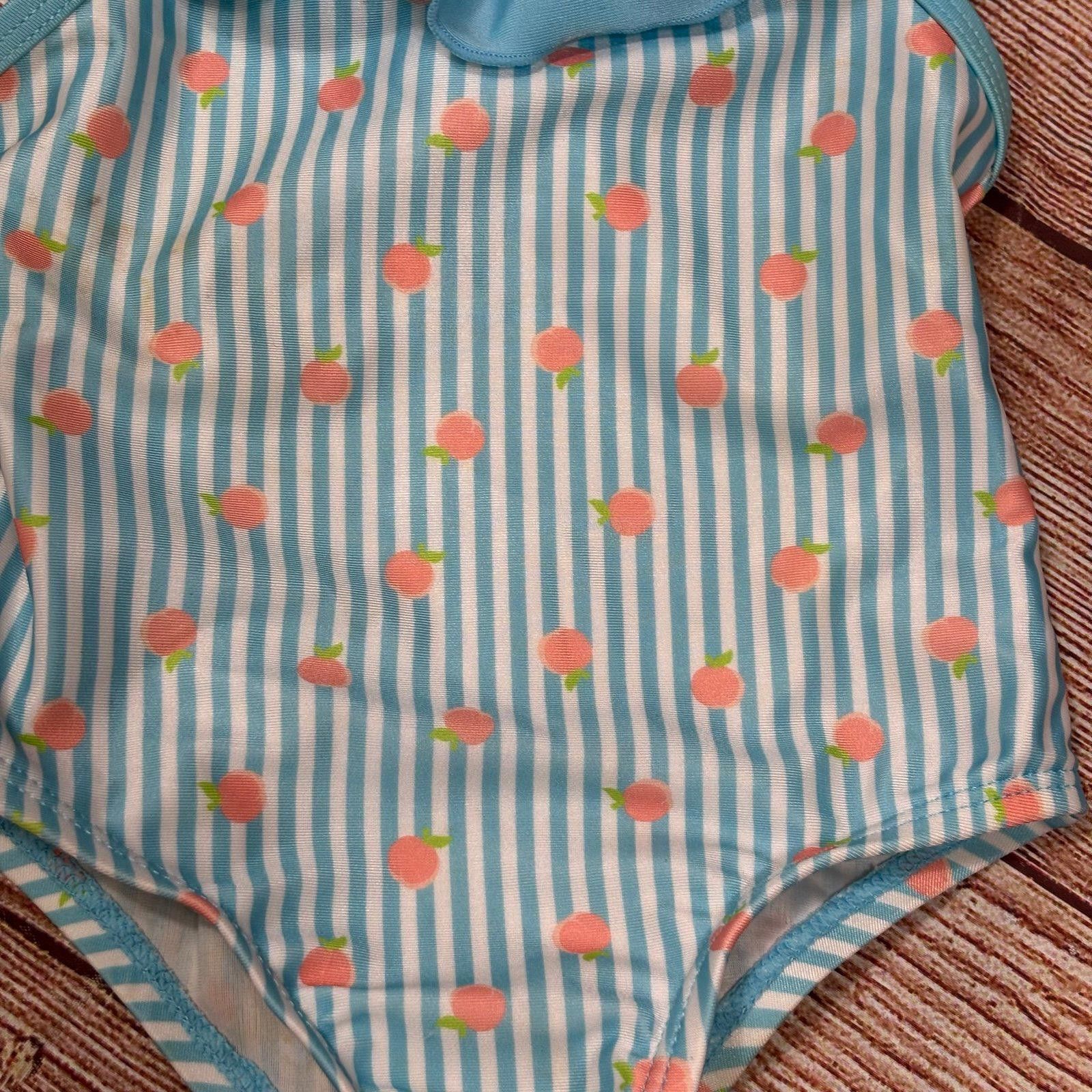 Other Mia & Miles Girls' Ruffle One-Piece Swimsuit 12 Months Size ONE SIZE - 3 Thumbnail