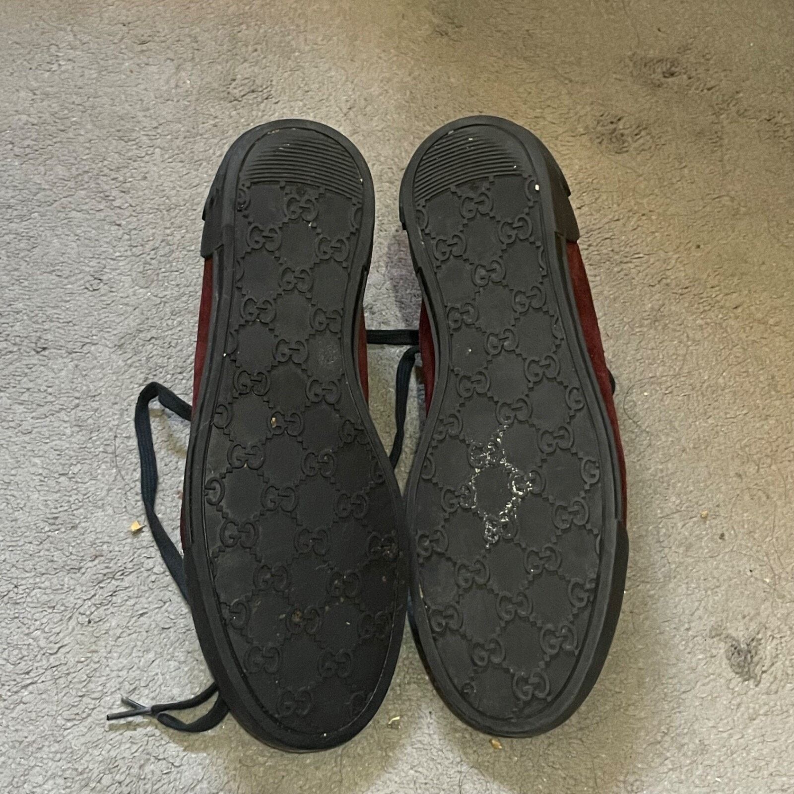 Gucci Gucci Sneakers Low-Top Trainers logo shoes suede leather Size US 7.5 / EU 40-41 - 7 Thumbnail