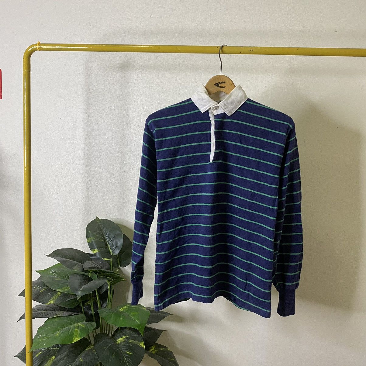 Vintage Vintage 1990s Lands End Rugby Jersey Size US XXS / EU 40 - 1 Thumbnail