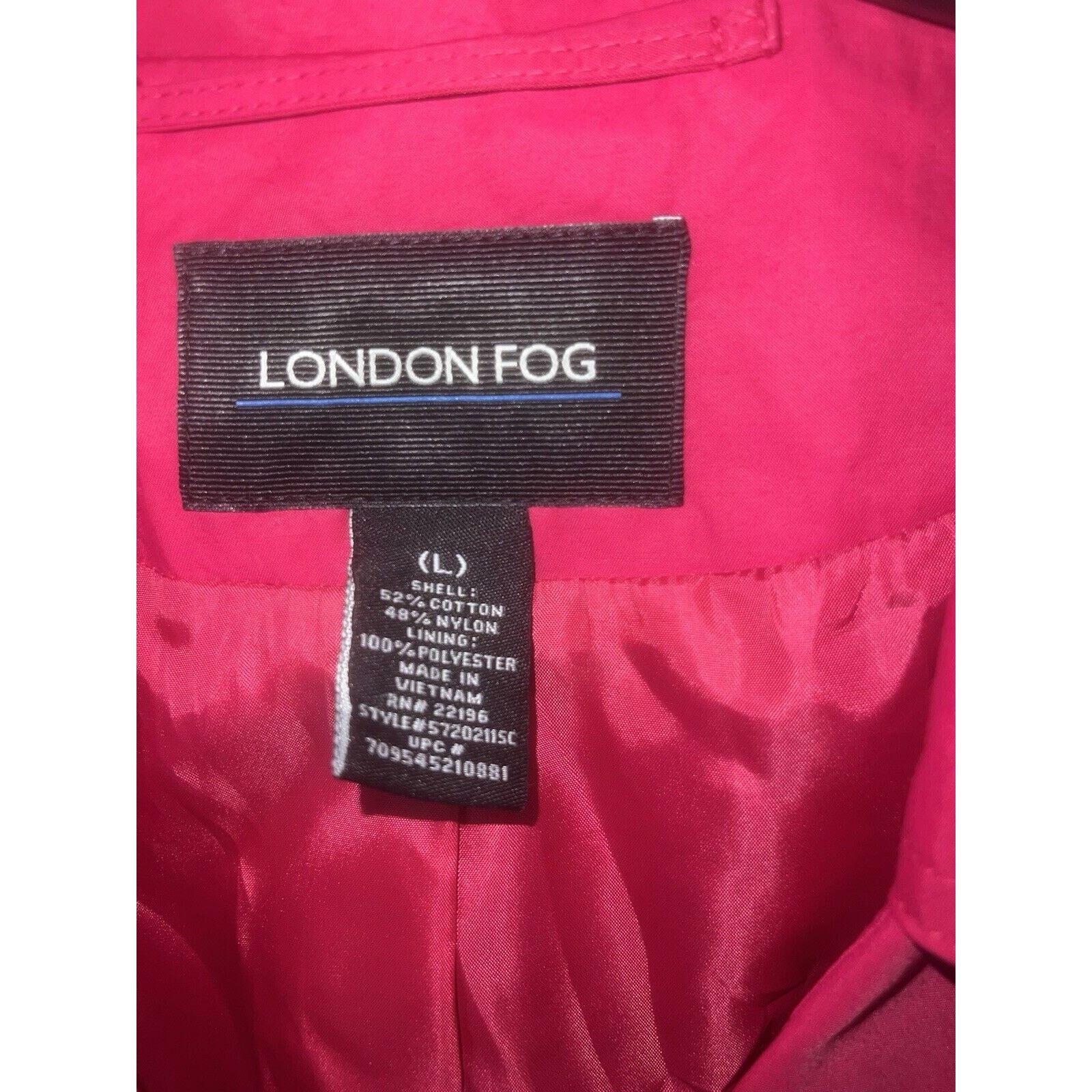 London Fog London Fog By Wamsutta Thinsulate Pink Coat Woman’s Sz Large Size L / US 10 / IT 46 - 4 Thumbnail