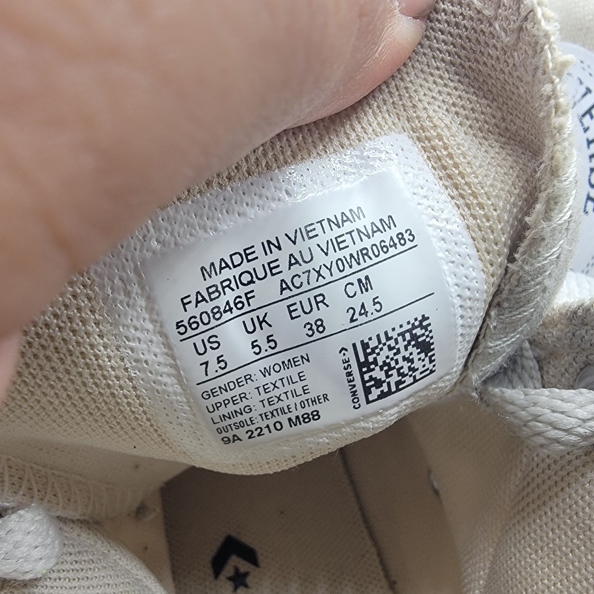 Converse Converse Chuck Taylor All Star Platform High Womens 7.5 Whit Size US 7.5 / IT 37.5 - 7 Thumbnail