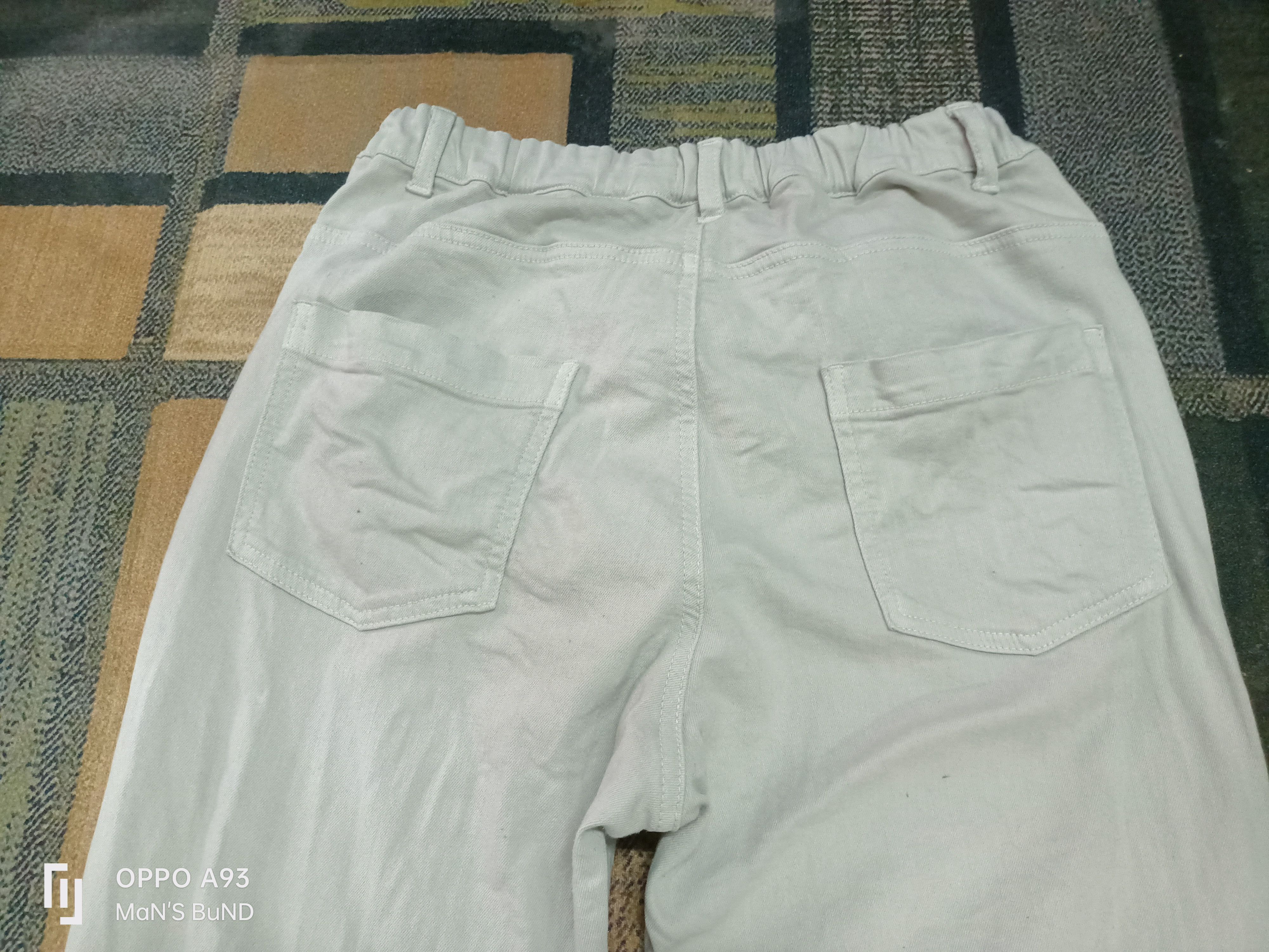Issey Miyake × Japanese Brand PLANTATION ISSEY MIYAKE Women Cream Casual Trouser Size 32" / US 10 / IT 46 - 7 Thumbnail