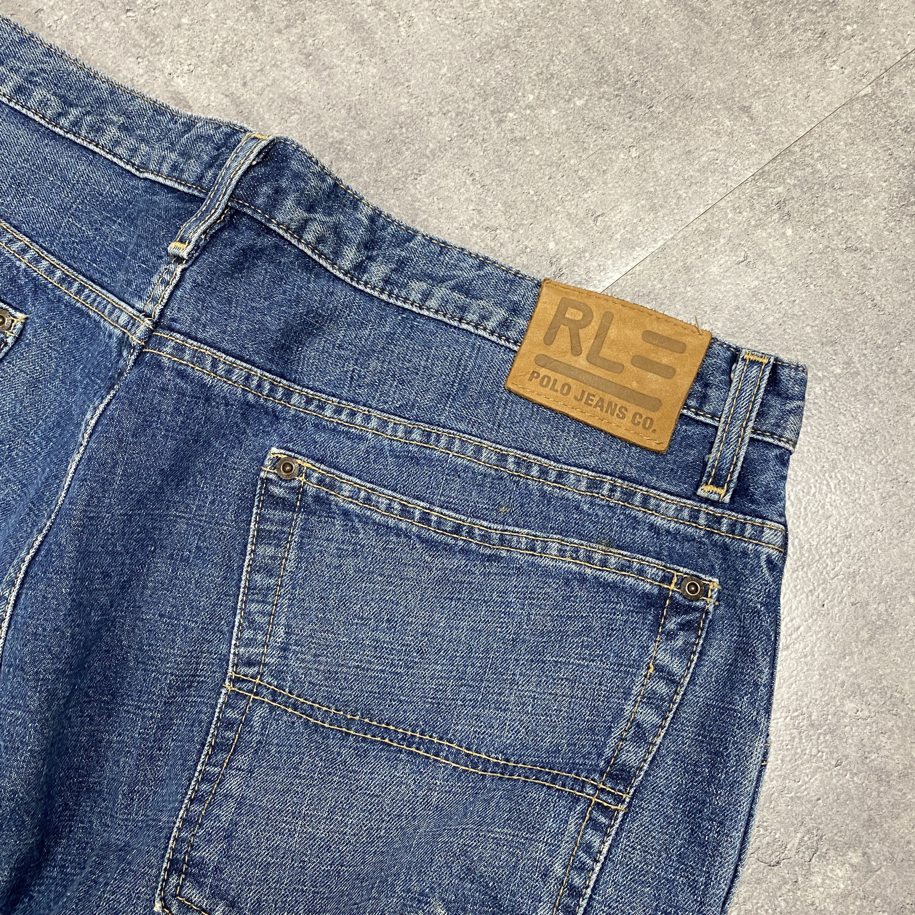 Polo Ralph Lauren × Vintage Ralph Lauren Polo baggy jeans - W38 Size US 38 / EU 54 - 5 Thumbnail