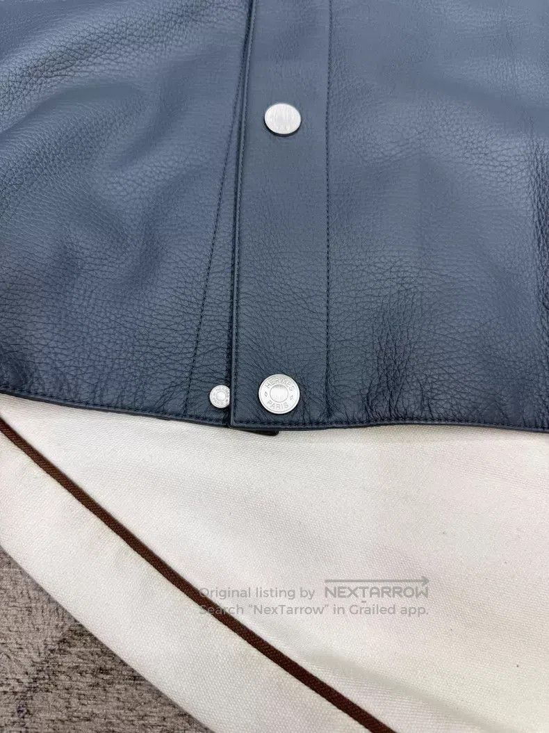 Hermes Hermes Autumn-Winter Reindeer Leather Baseball Jacket, 100 Size US M / EU 48-50 / 2 - 4 Thumbnail