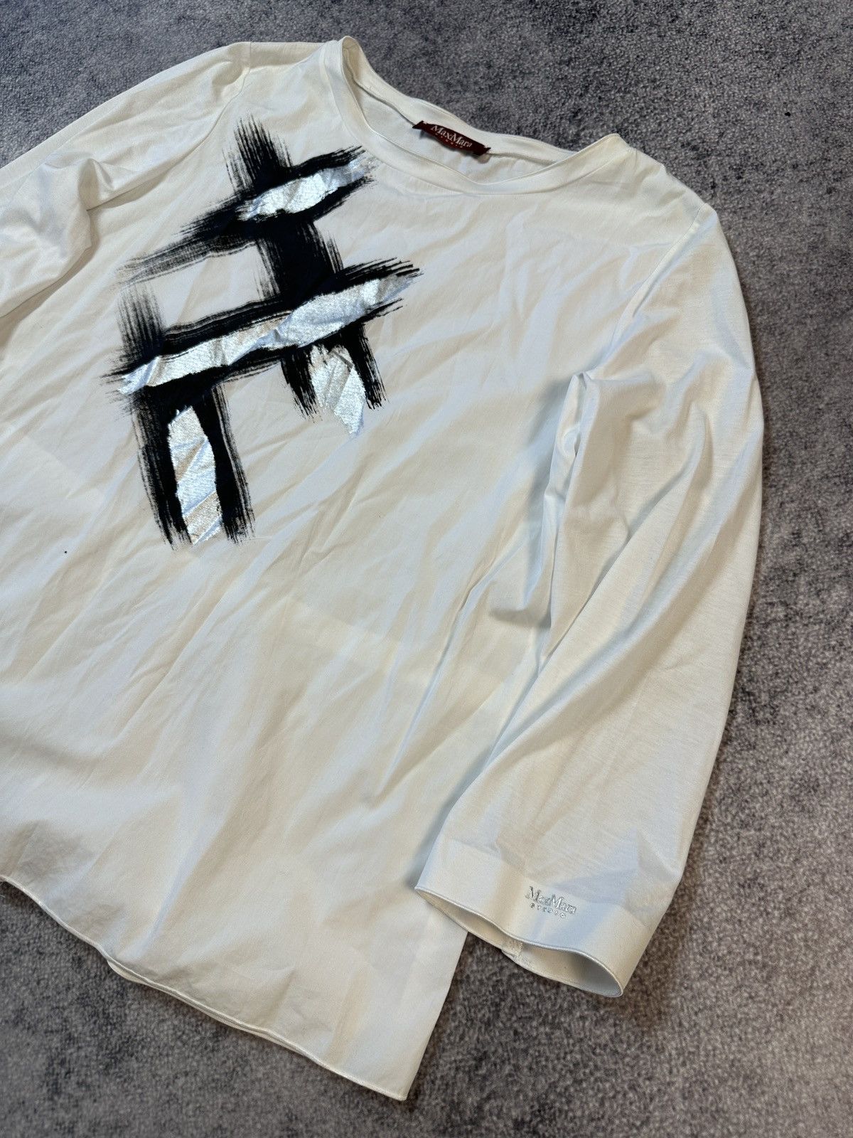 Max Mara Max Mara Blouse Shirt Streetwear Luxury Style Rare Casual L Size L / US 10 / IT 46 - 2 Thumbnail
