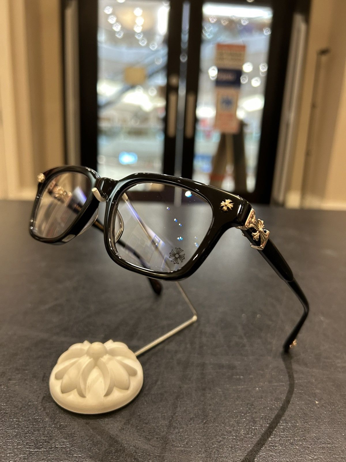 Chrome Hearts CHROME HEARTS COX UCKER GOLD PLATED GLASSES | Grailed