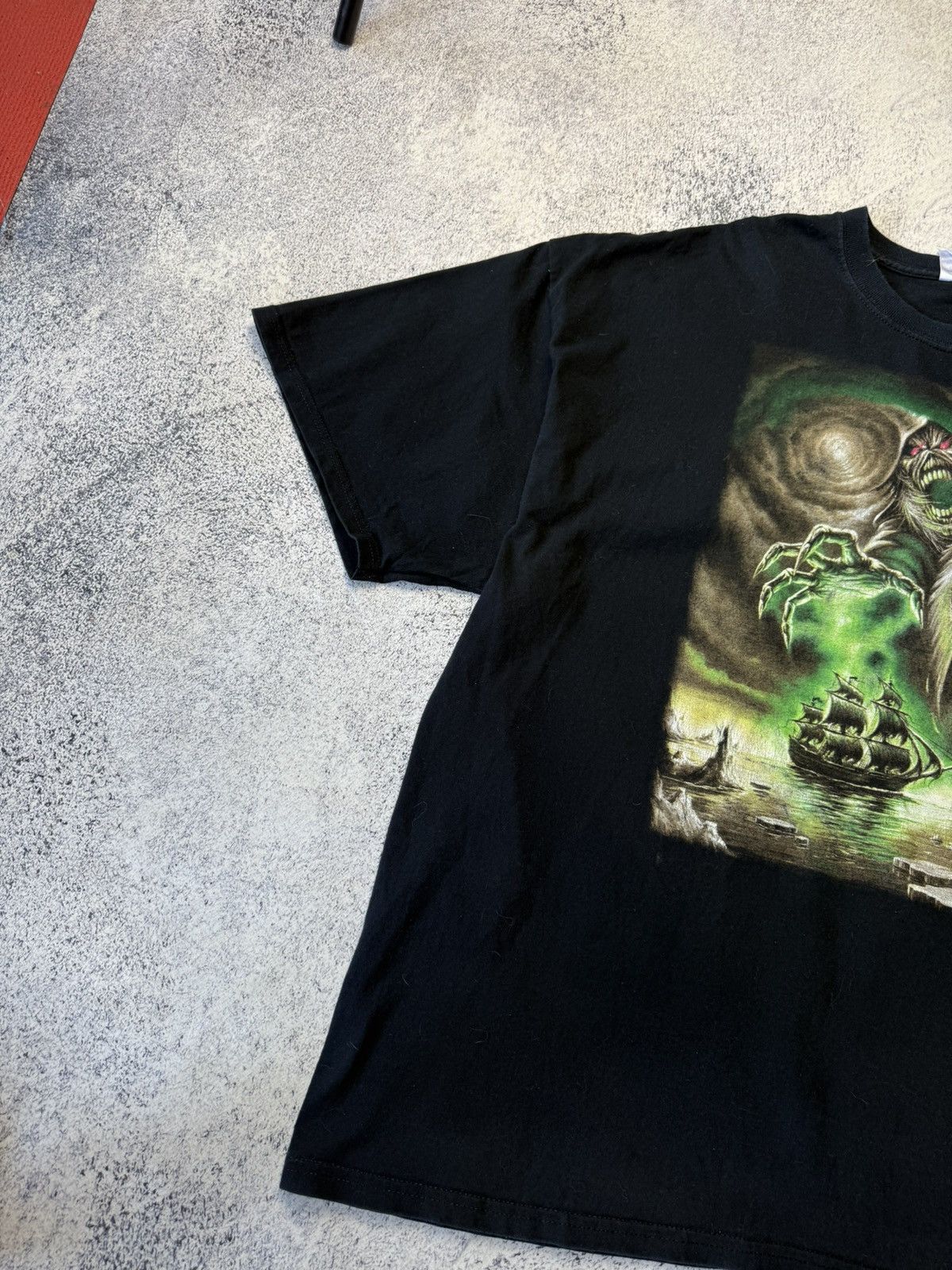 Iron Maiden Vintage Iron Maiden 2008 T Shirt Rime of the Ancient Mariner Size US XXL / EU 58 / 5 - 8 Thumbnail