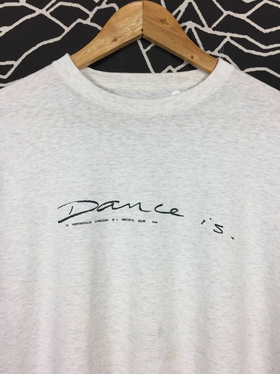 Vintage Vtg Dance Quote By George Bernard Shaw Statement Tee Size US L / EU 52-54 / 3 - 3 Thumbnail