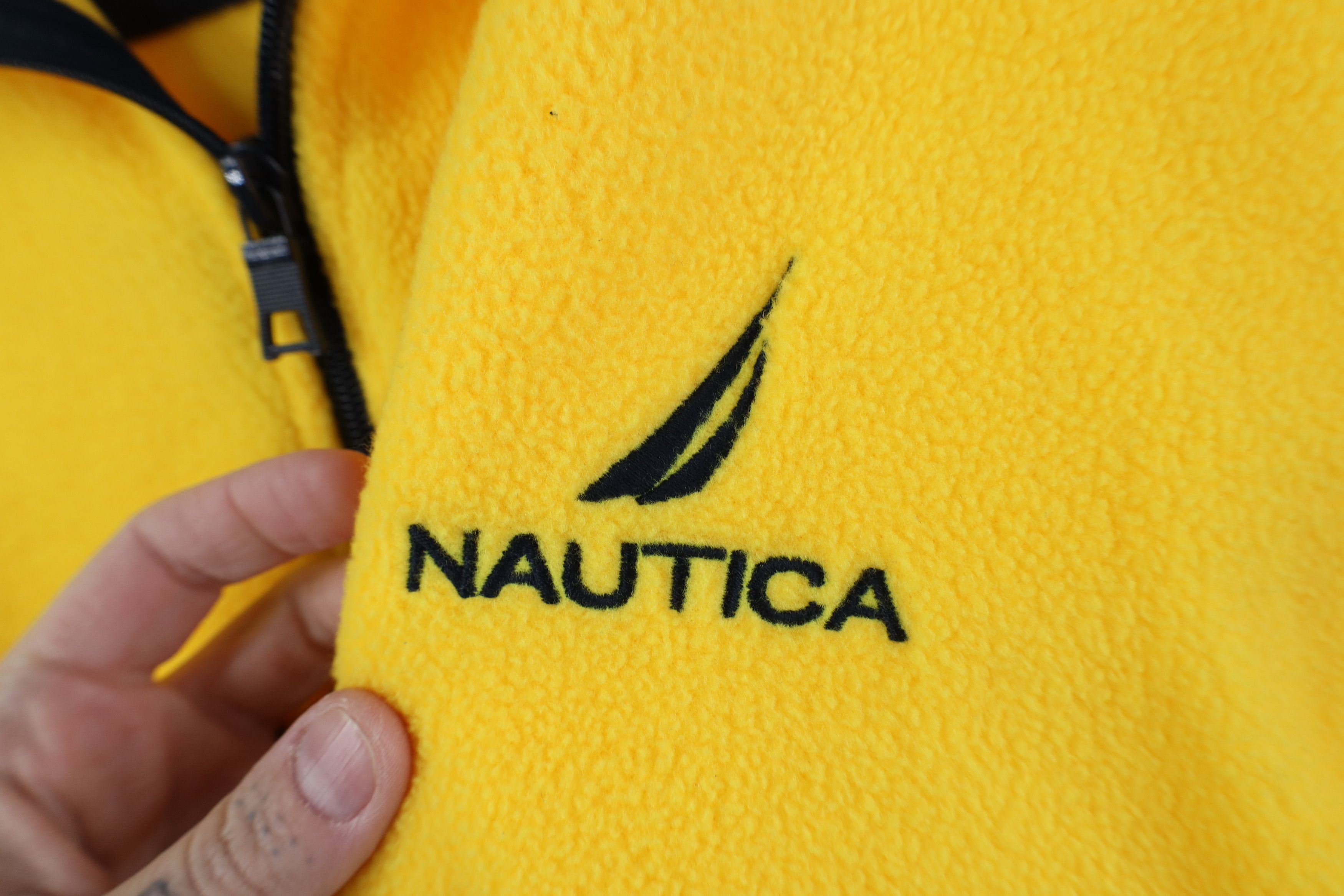 Nautica Vintage 90s Y2K Nautica 1/4 Half Zip Fleece Pullover Sweater Size US XXL / EU 58 / 5 - 4 Thumbnail