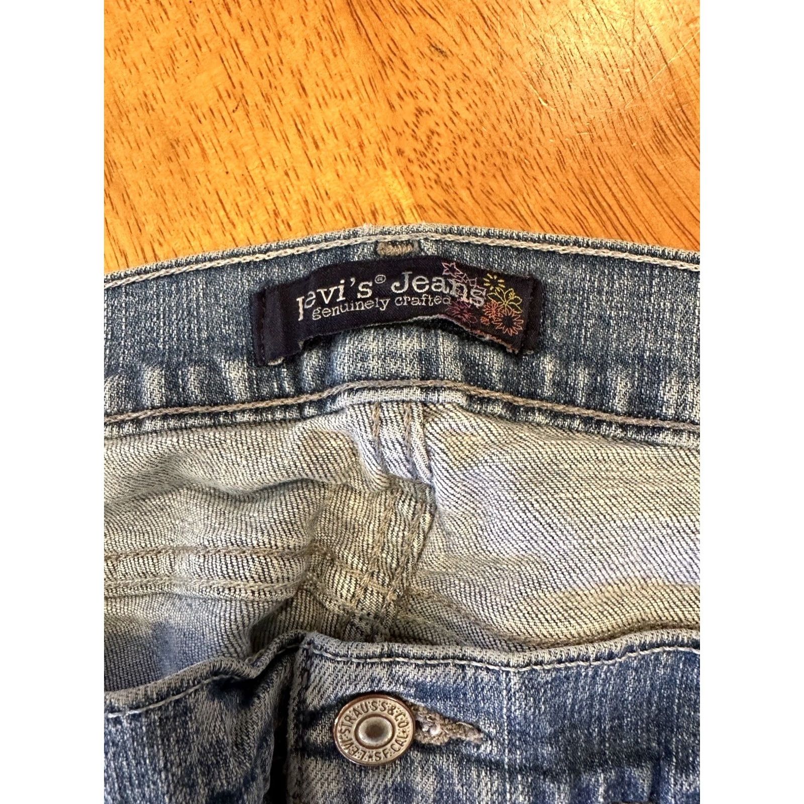Levi's Levis Genuinely Crafted Jeans Size 17M Blue Womens Size 38" / US 16 / IT 52 - 3 Thumbnail
