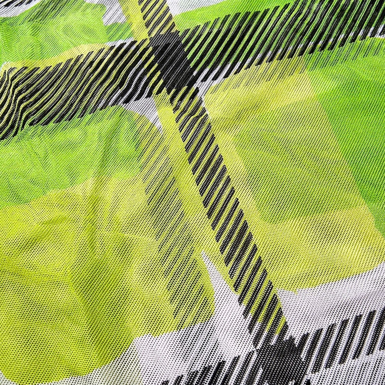 Burberry Burberry Green/Purple Artistic Design Handkerchief Scarf Size ONE SIZE - 6 Thumbnail