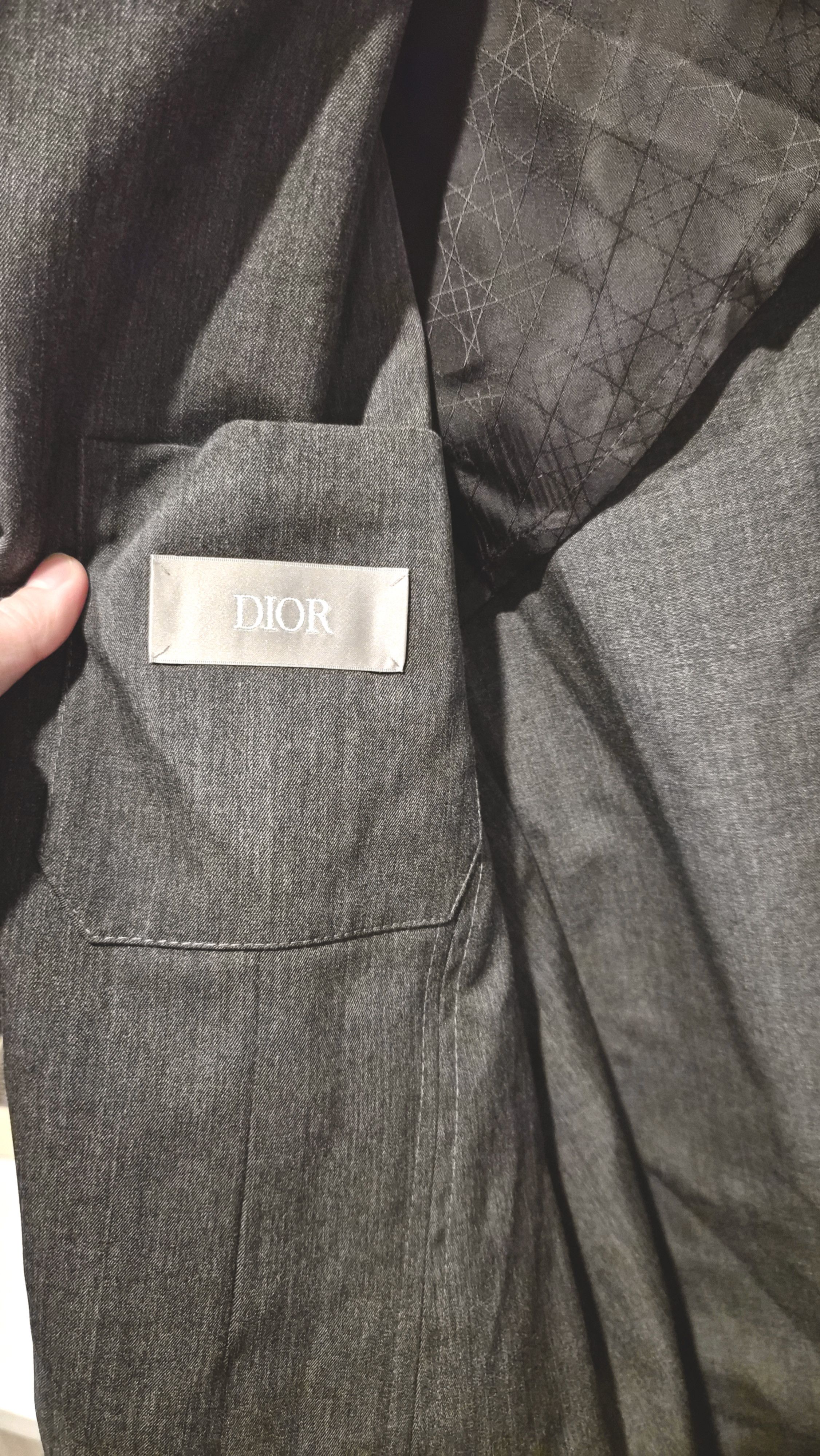 Dior Dior Workwear Jacket Wool Blazer Size 44R - 4 Thumbnail