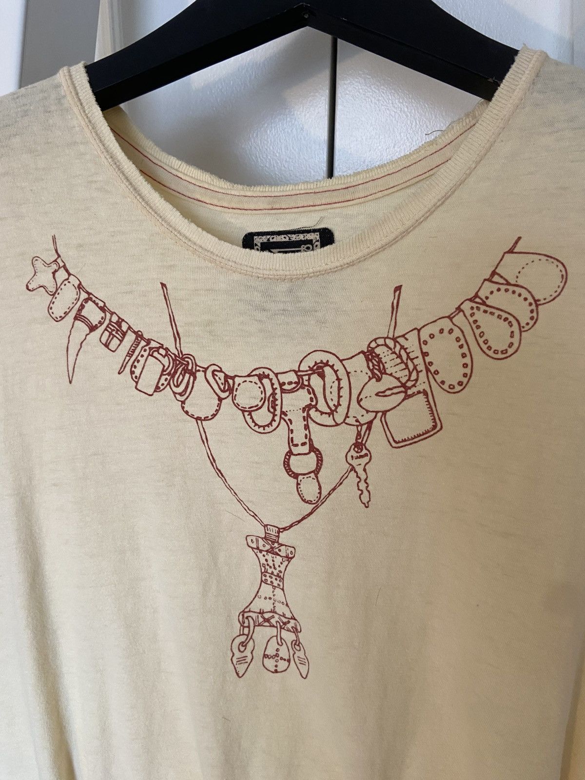 Undercover Ss03 Scab Necklace Cutoff Tee Size US S / EU 44-46 / 1 - 2 Thumbnail