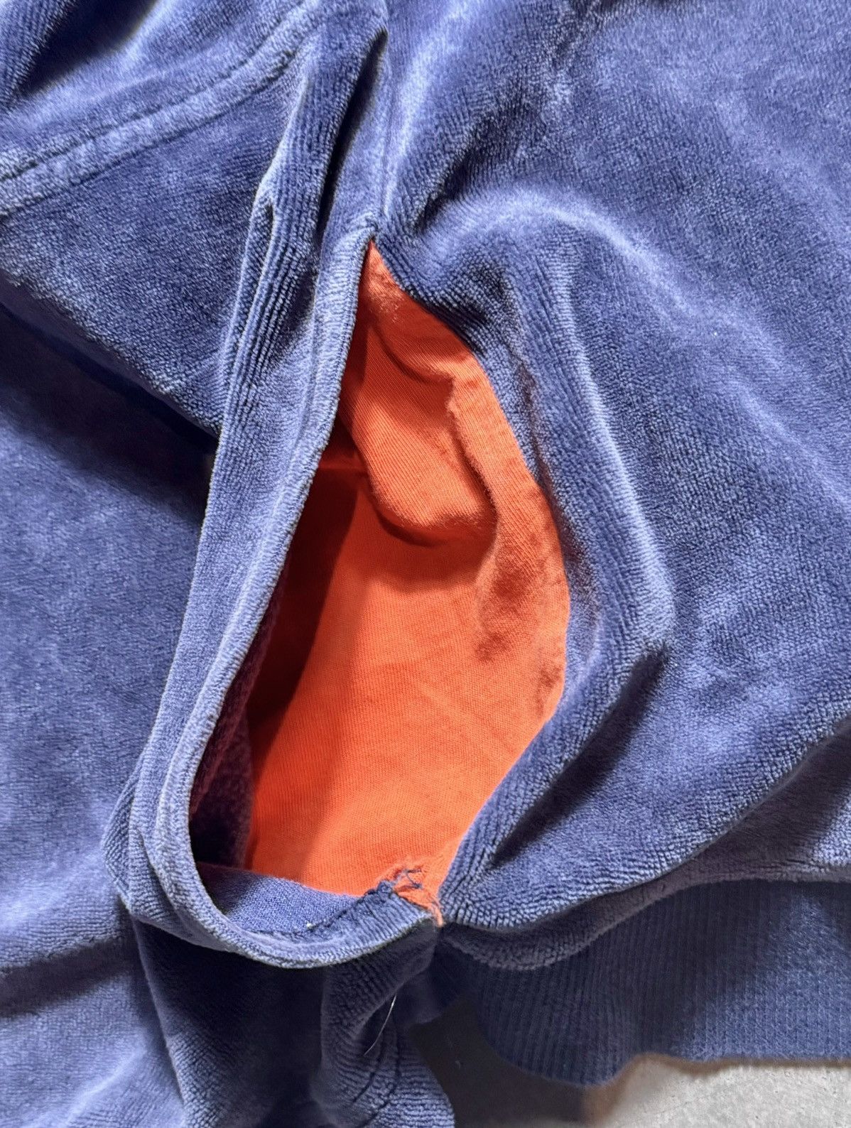 Nike × Vintage Vintage Nike UVA Virginia Cavaliers Velour Jacket Size 2XL Size US XXL / EU 58 / 5 - 10 Thumbnail