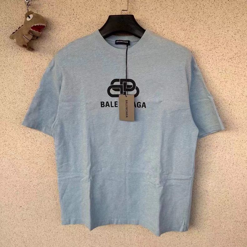 Balenciaga Balenciaga Haze blue lock short sleeves Size US S / EU 44-46 / 1 - 1 Thumbnail