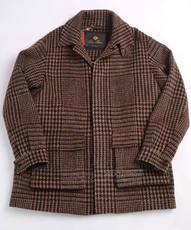 Loro Piana Loro Piana Houndstooth Pattern Coat, Wool and Alpaca Blend Size M / US 6-8 / IT 42-44 - 2 Thumbnail