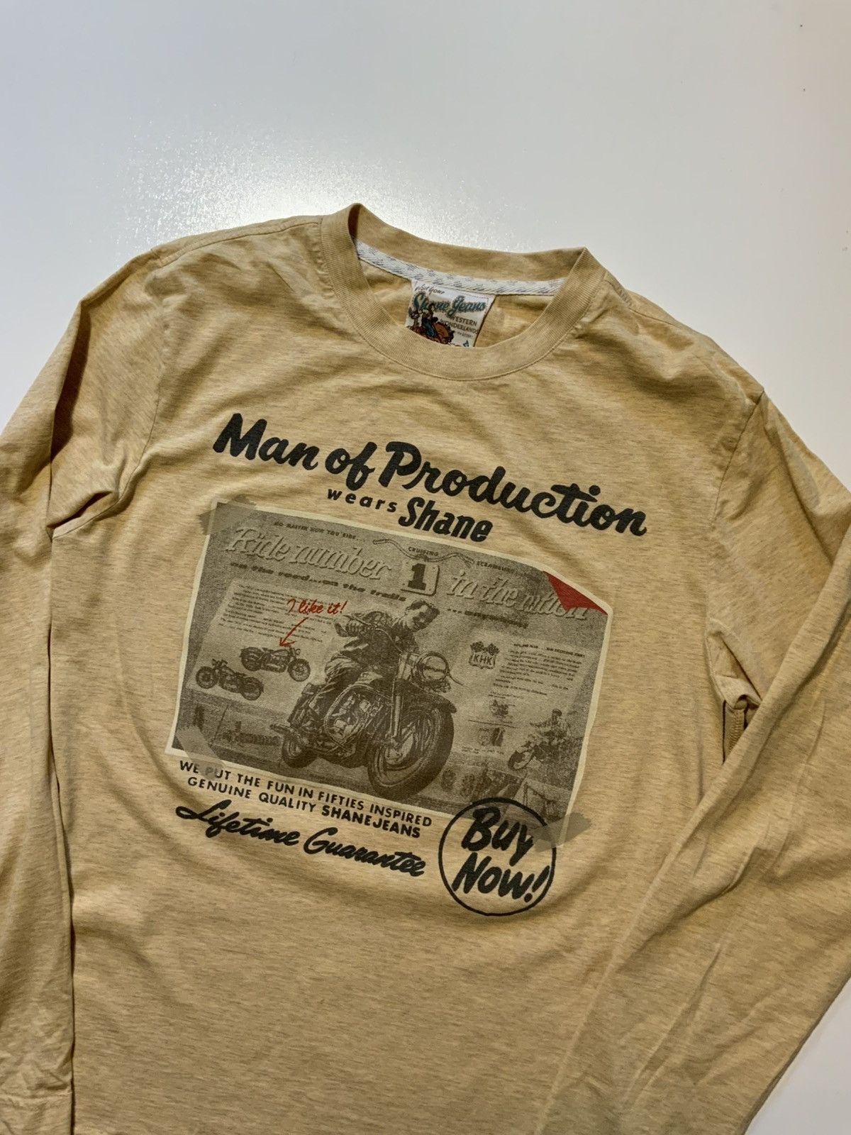 Vintage Vintage Y2K Shane Western Lone Ranger Motorcycle T-Shirt Size US L / EU 52-54 / 3 - 3 Thumbnail