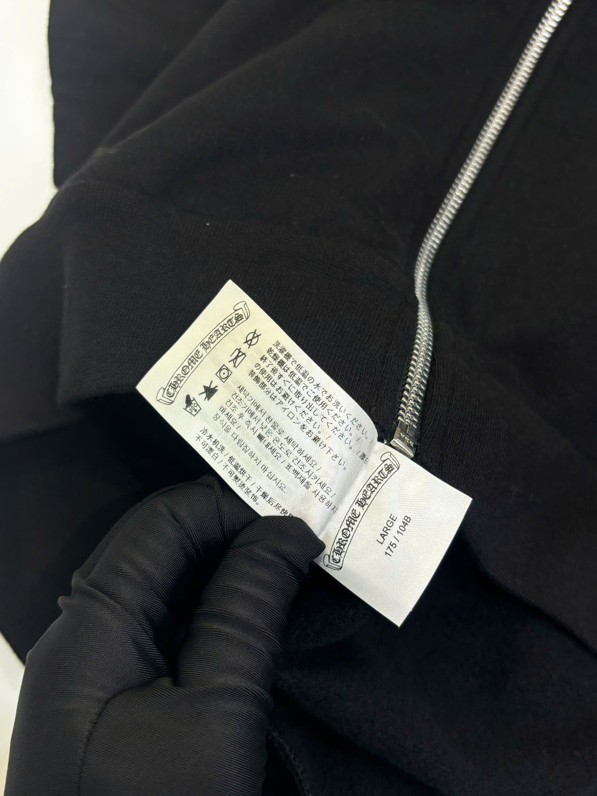 Chrome Hearts CHROME HEARTS Multicolor Horseshoe Logo Zip Up Hoodie BLACK Size US L / EU 52-54 / 3 - 12 Thumbnail