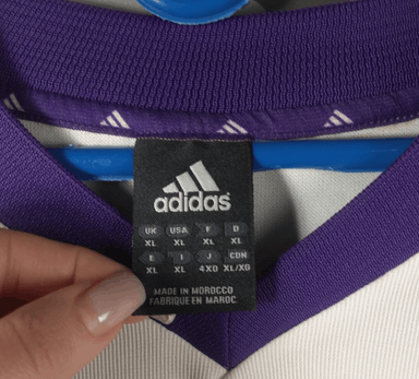 Adidas RSC Anderlecht Belgium 2002 2003 Away Shirt Jersey Size US XL / EU 56 / 4 - 6 Thumbnail