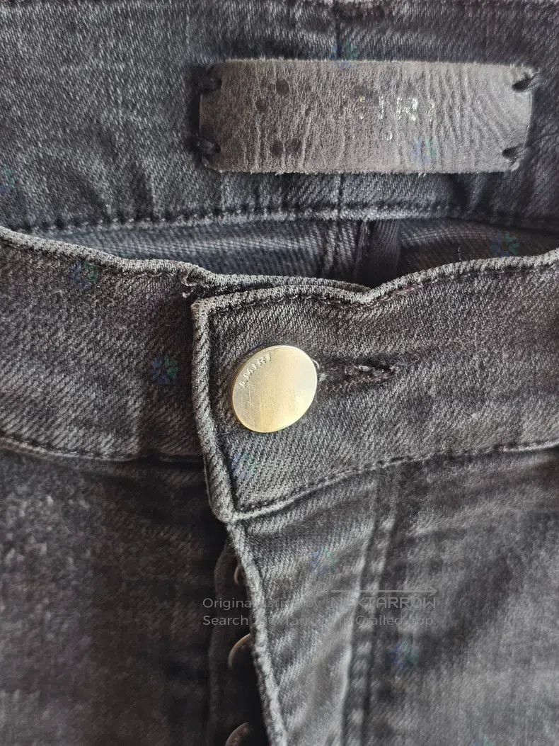 Amiri Amiri Size 30 Black hole-ridden jeans Size US 30 / EU 46 - 3 Thumbnail