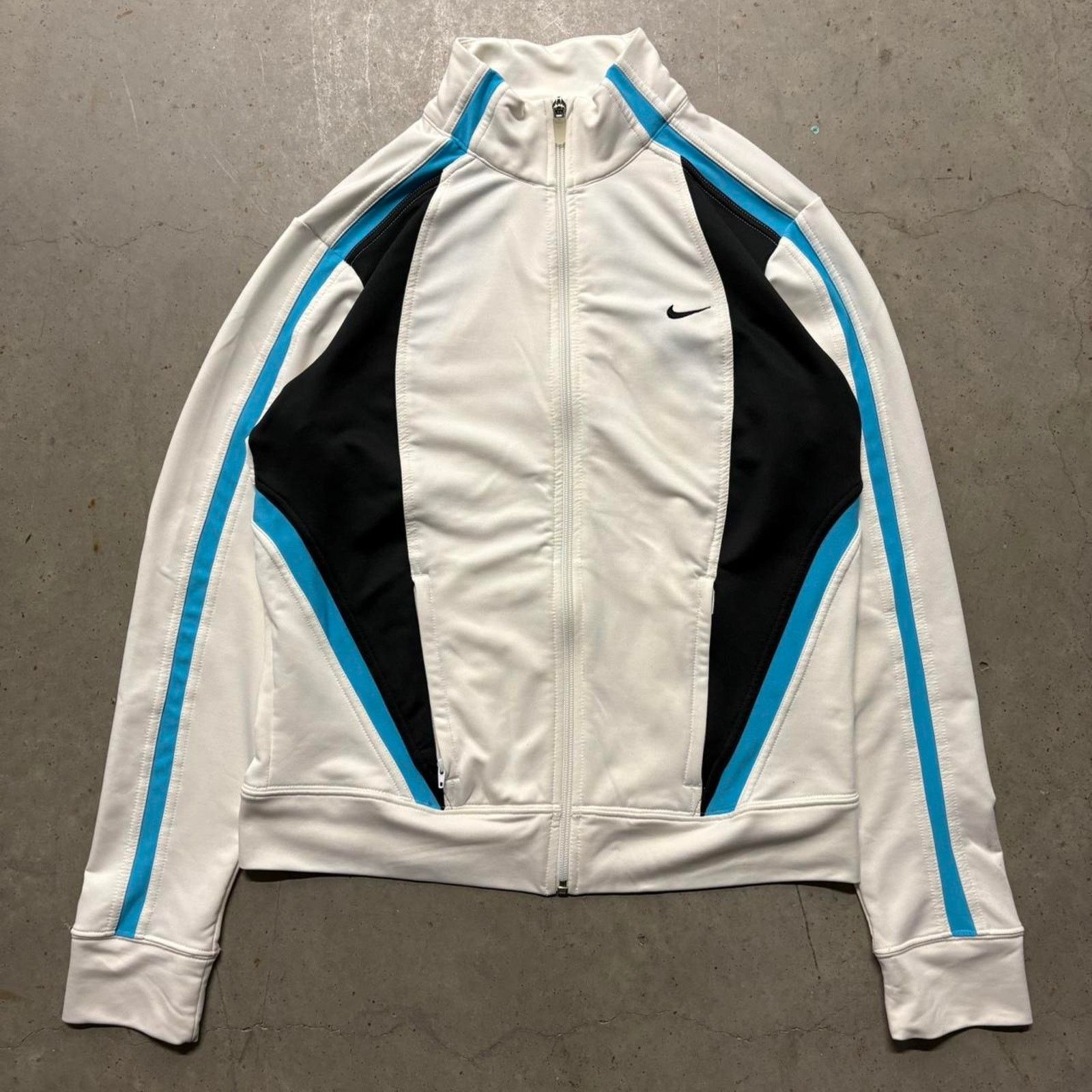 Japanese Brand × Nike × Vintage Crazy Vintage Y2K Nike Fit Dry Lightweight Track Jacket Size M / US 6-8 / IT 42-44 - 1 Thumbnail