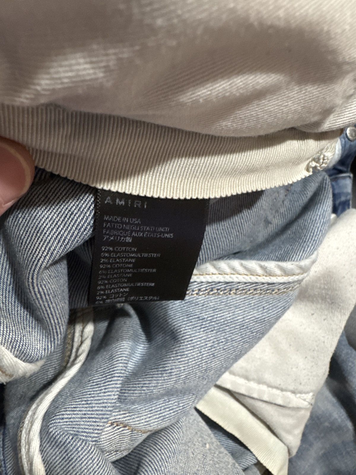 Amiri Amiri Logo Applique Jeans Size US 34 / EU 50 - 6 Thumbnail