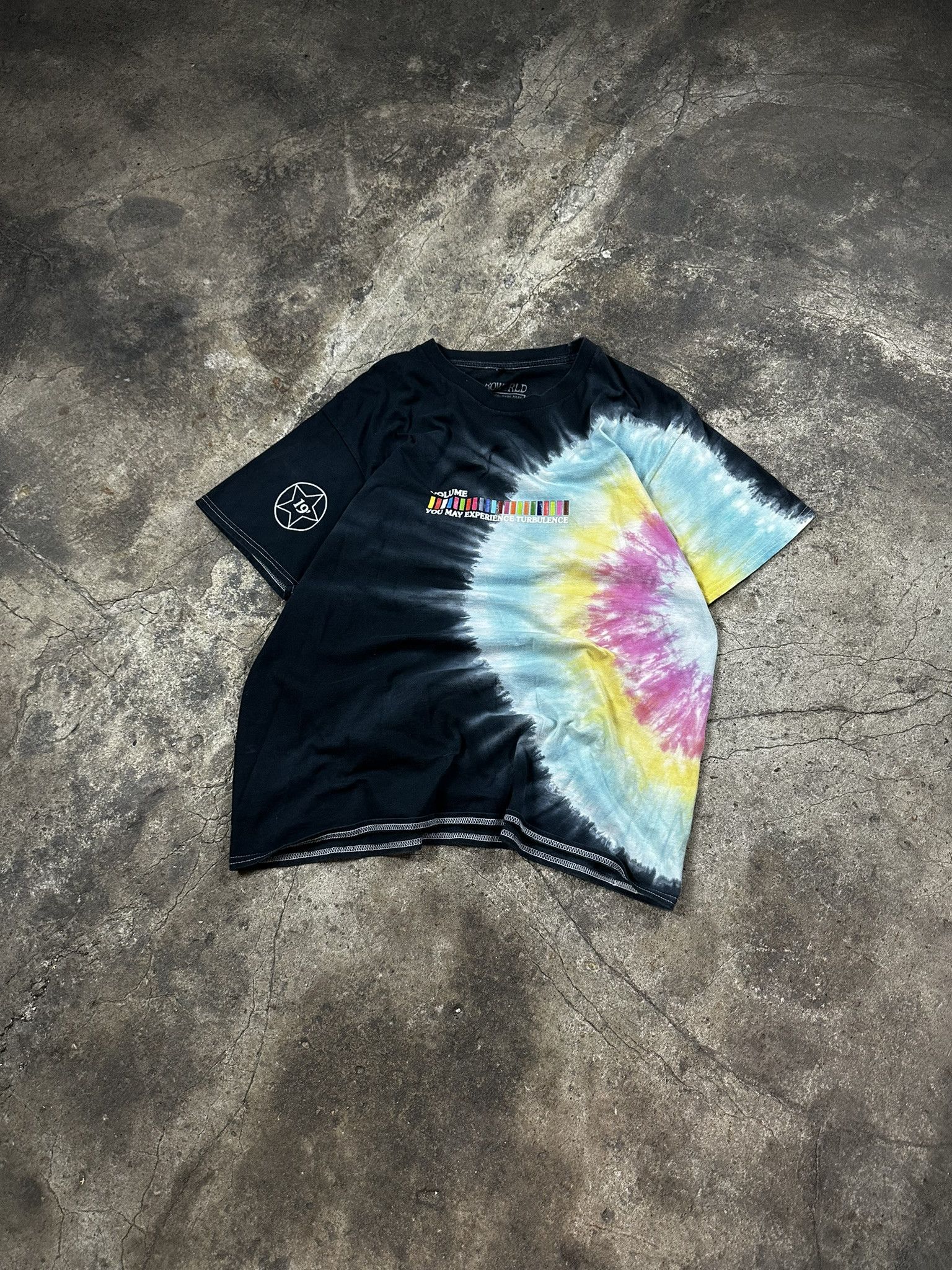 Travis Scott Travis Scott Astroworld Run Tie Dye Rap Hiphop T-shirt Size US XL / EU 56 / 4 - 2 Thumbnail