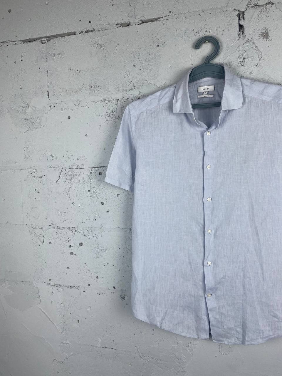 Reiss Reiss Linen 100% Luxury Button Up Shirt Rare Retro Hype Y2K Size US L / EU 52-54 / 3 - 2 Thumbnail