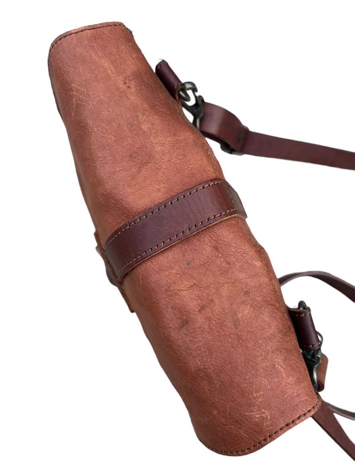 Leather Vintage Agility Japan Patina Leather Hybrid Bag Size ONE SIZE - 19 Thumbnail