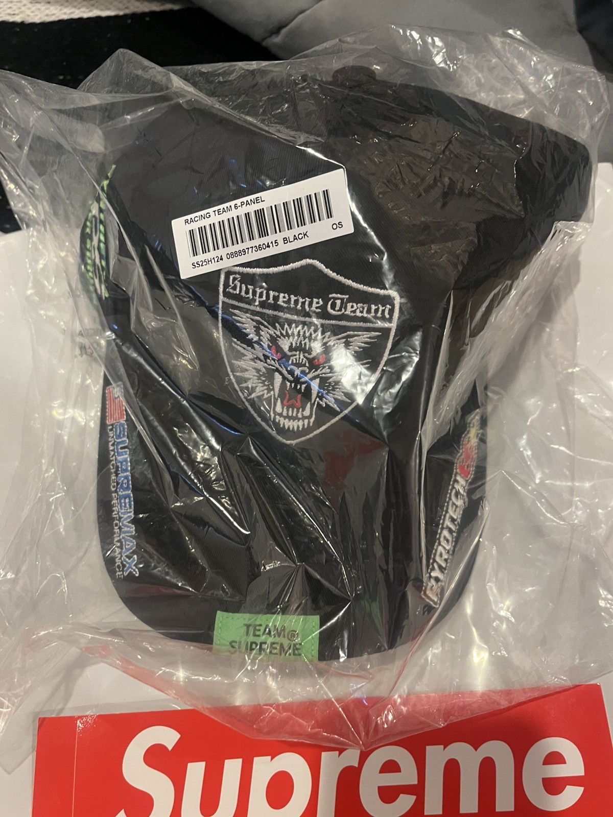 Supreme SS 25 Supreme Racing Team 6 Panel Black Size ONE SIZE - 1 Thumbnail