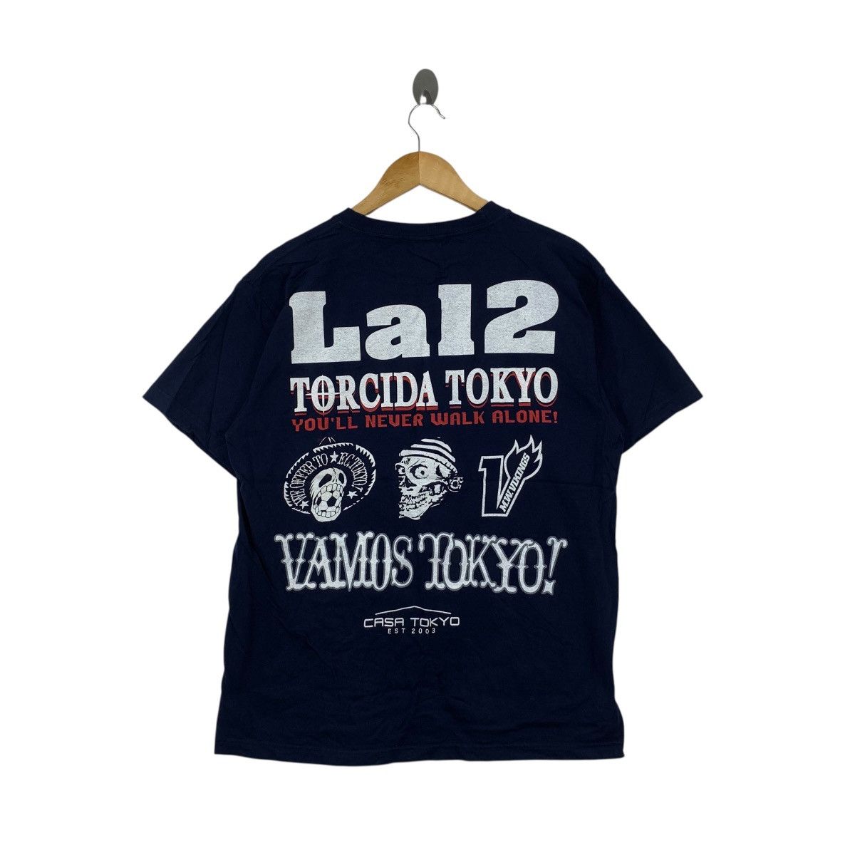 Other FC TOKYO TORCIDA Midvest Viking Bombonera Football Tee Shirt Size US L / EU 52-54 / 3 - 6 Thumbnail
