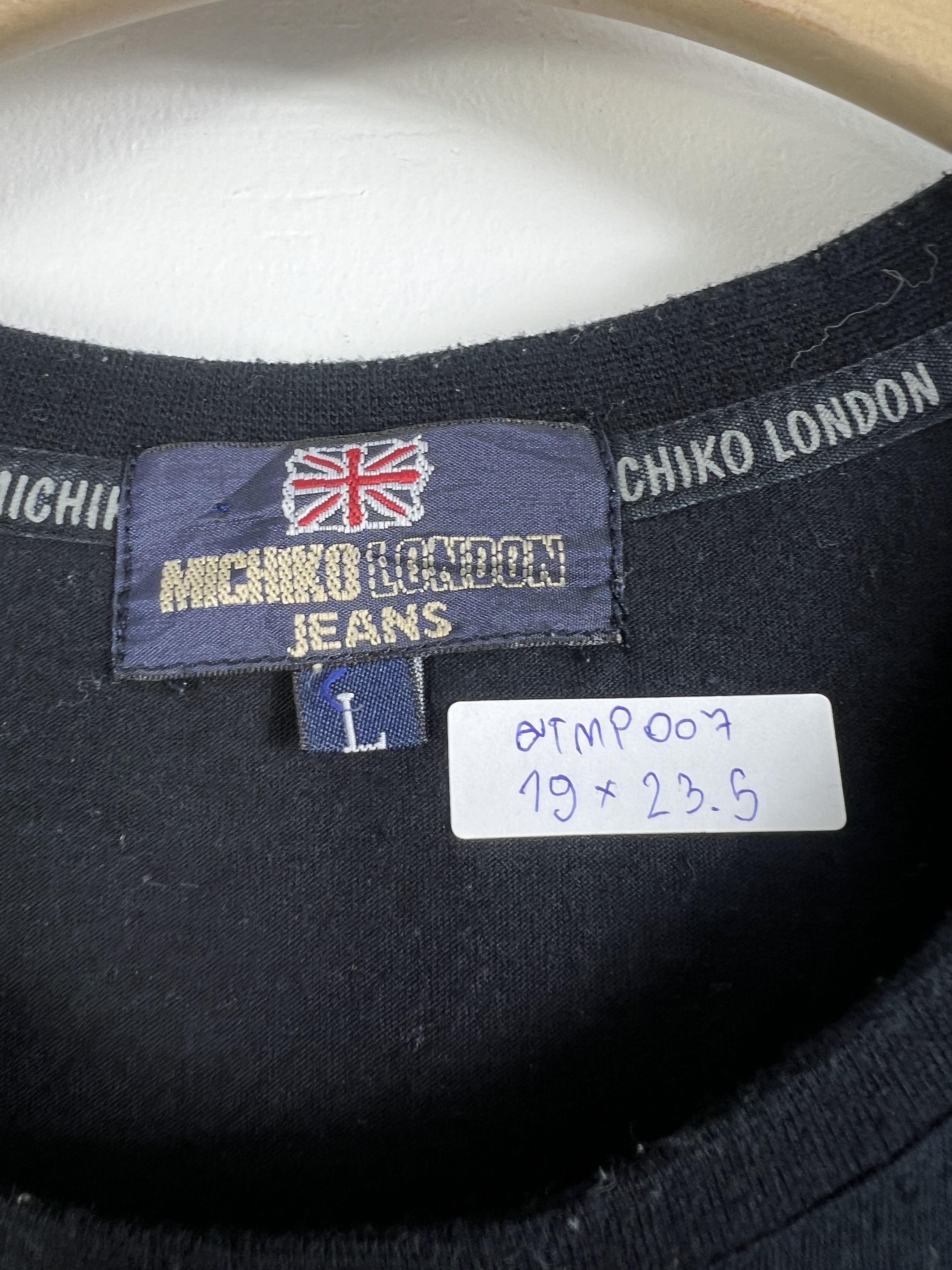 Michiko Koshino London Michiko London Jeans Box Logo Tee (L) GTMP007 Size L / US 10 / IT 46 - 3 Thumbnail