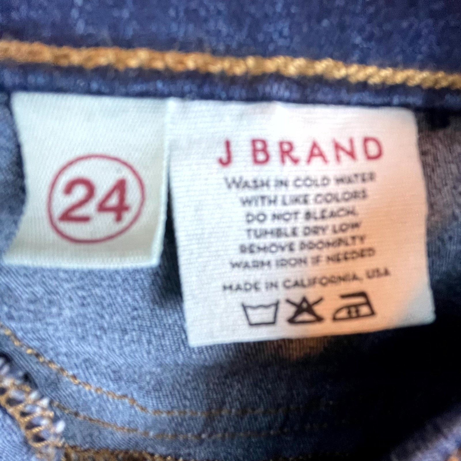 J Brand J Brand Jeans Womens 24 Blue Starless Capri Denim Cropped Size 24" / US 00 / IT 34 - 8 Thumbnail