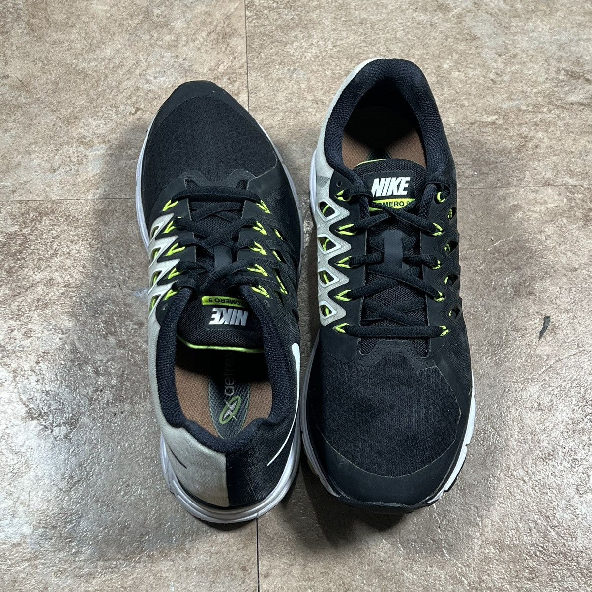 Nike Nike Zoom Vomero 9 Shoes Black Green Neon Running Sneakers Size US 10.5 / EU 43-44 - 5 Thumbnail