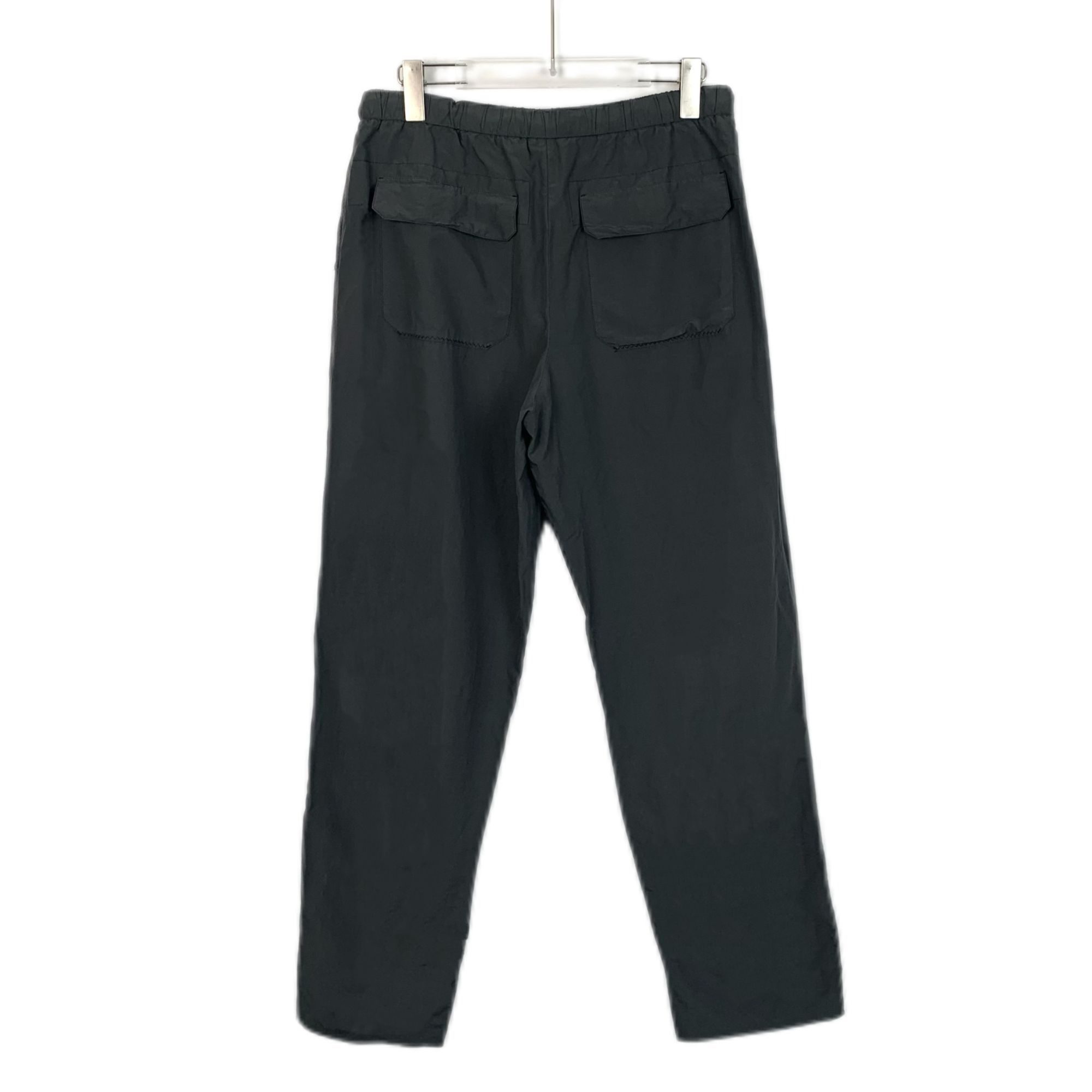 Hermes Hermes Dark Grey Drawstring Casual Straight-Leg Trousers 40M Size US 26 / EU 42 - 6 Thumbnail