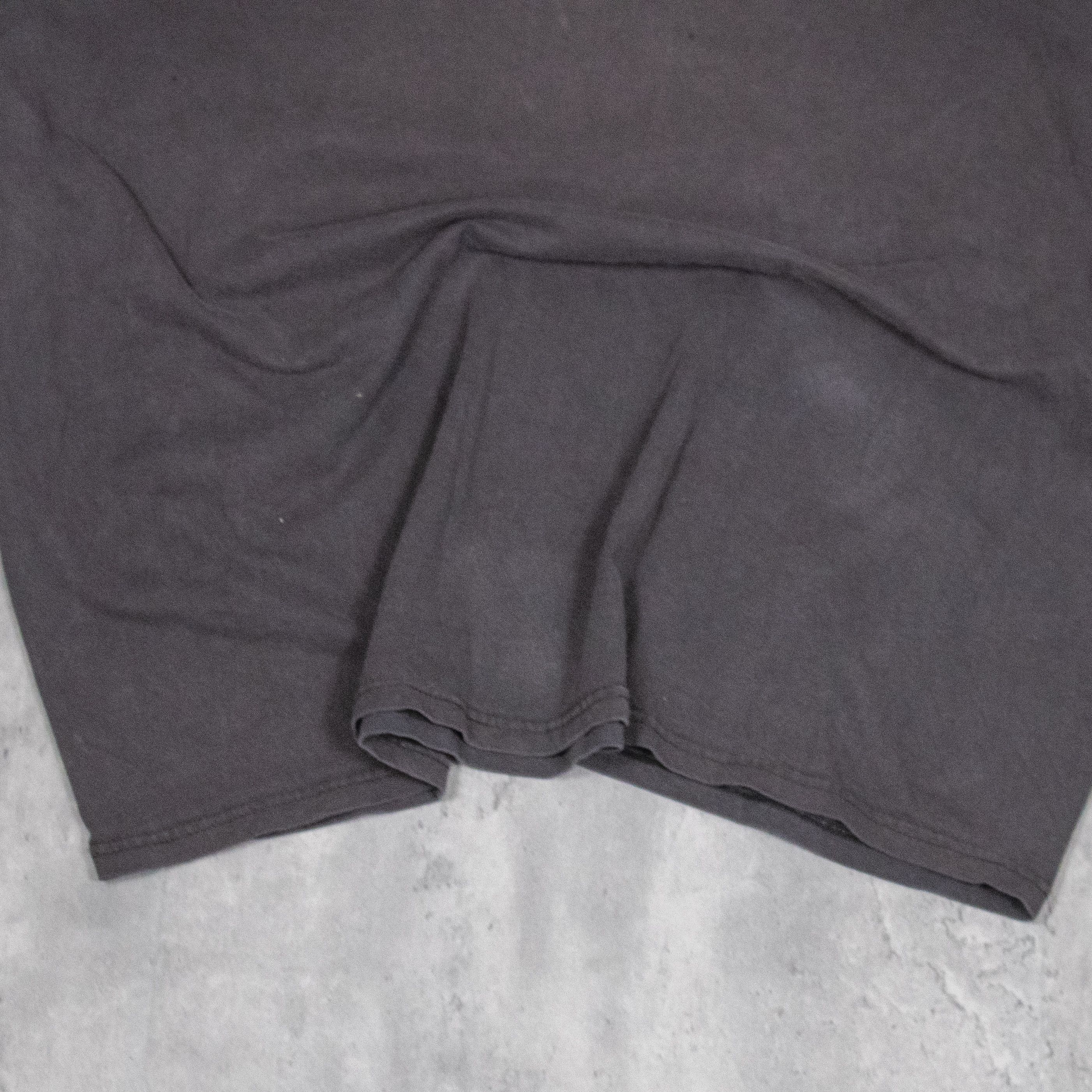 Adidas Vintage 1990's Adidas Faded Tonal Logo Thrashed T-Shirt Size US L / EU 52-54 / 3 - 3 Thumbnail