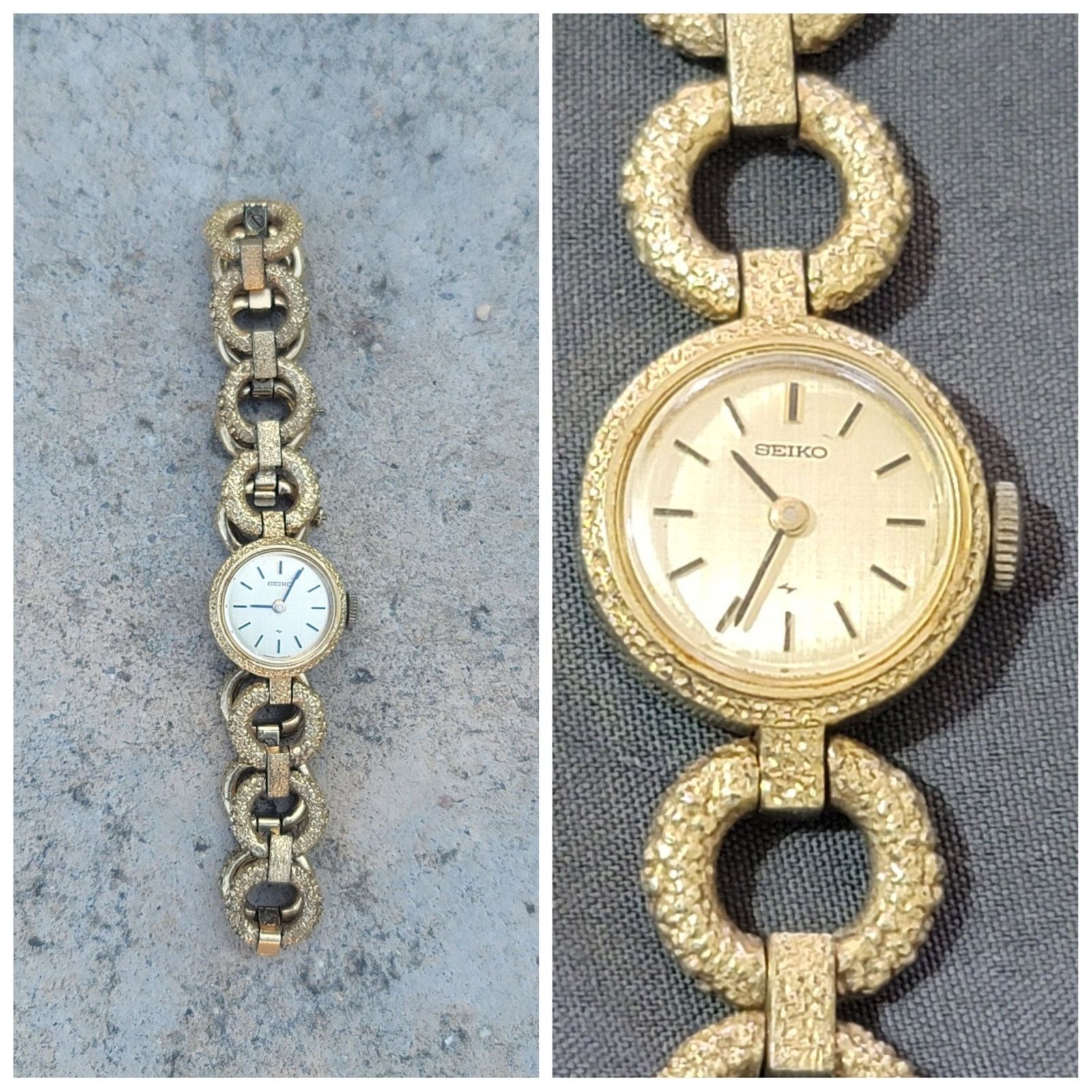 Seiko Vtg Seiko Gold Tone Automatic Wind-up Watch Size ONE SIZE - 1 Thumbnail