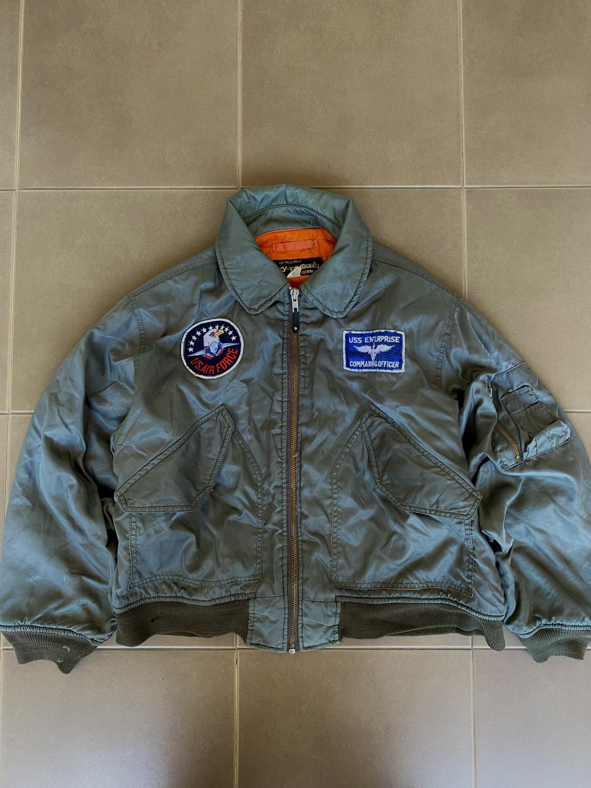 Alpha Industries × Vintage Vintage USAF 45/P Bomber Jacket (Kanye